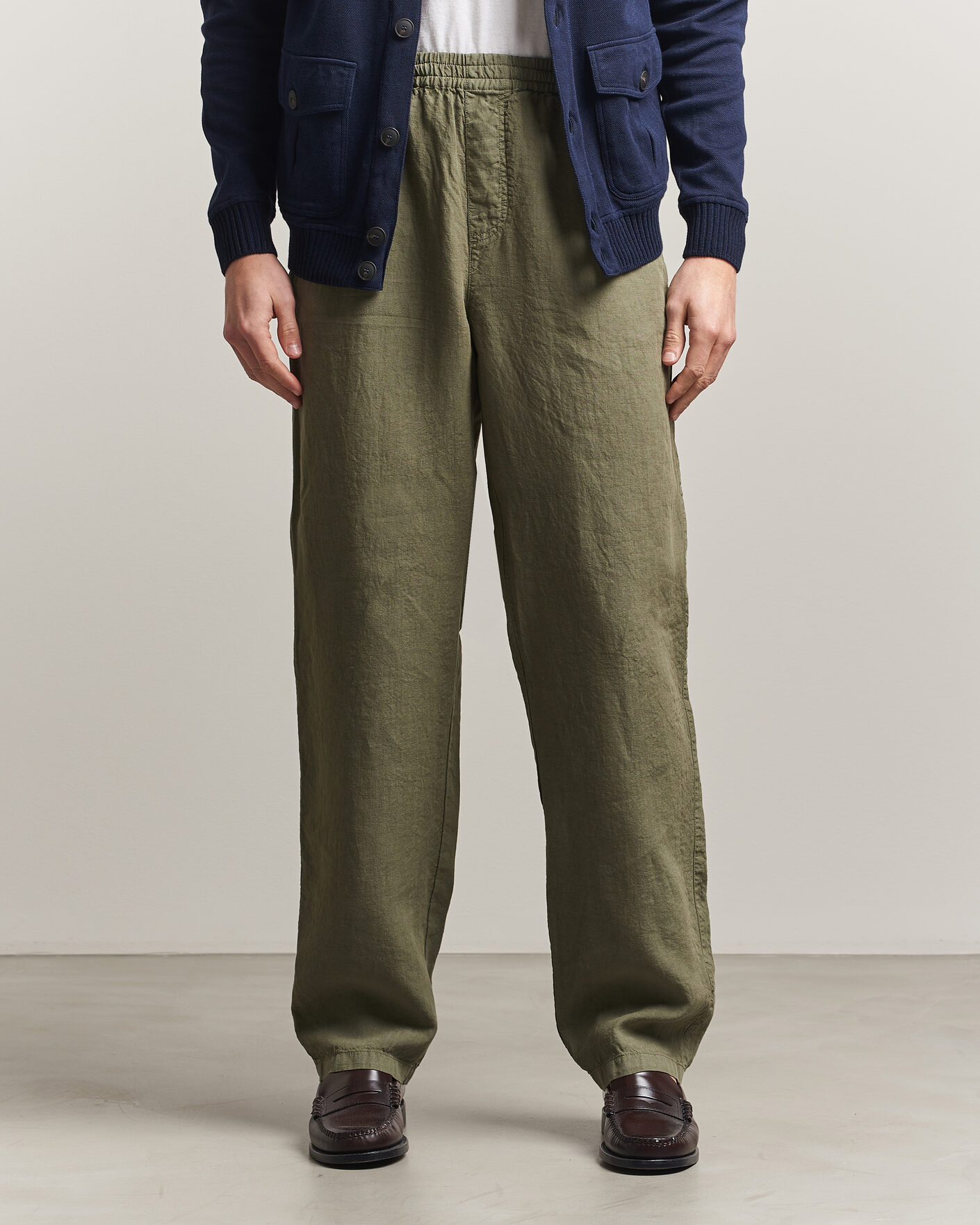 Herren | Hosen | Aspesi | Ventura Linen Pants Military