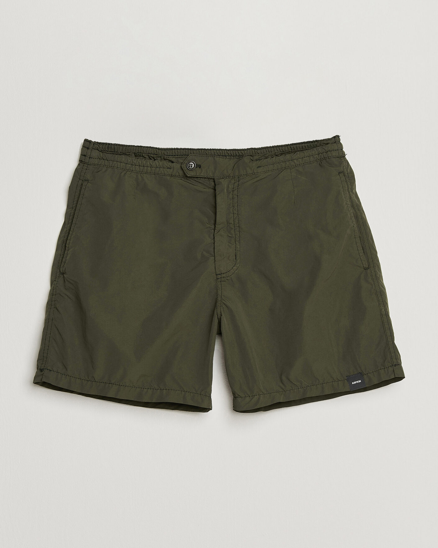 Herren | Badehosen | Aspesi | Caprese Nylon Swim Trunks Military
