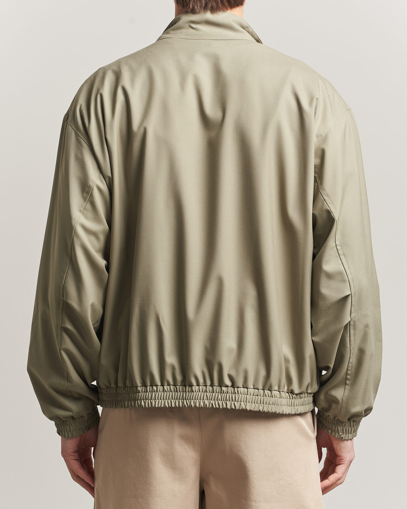 Herren | Jacken | Auralee | Wool Zip Bomber Jacket Light Khaki