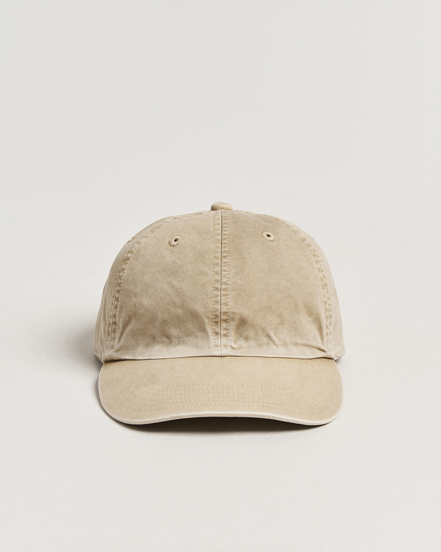 Herren | Hüte & Mützen | Auralee | Garment Dyed Finx Baseball Cap Light Beige