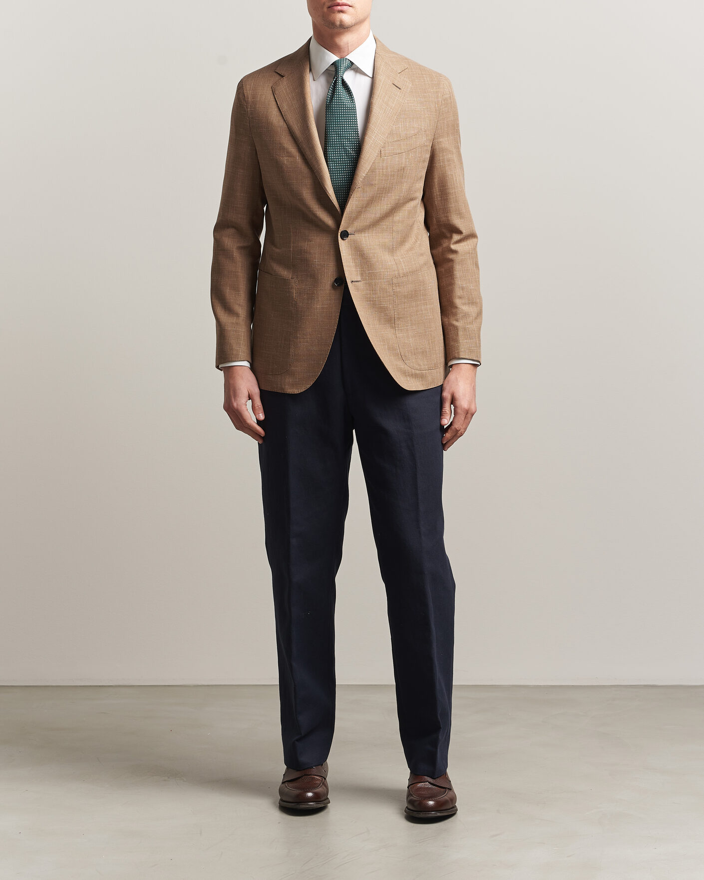Herren | Sakkos | Caruso | Aida Wool/Silk Blazer Brown