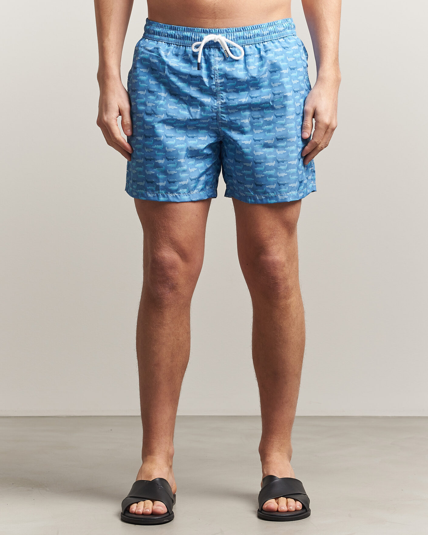 Herren | Badehosen | Fedeli | Madeira Swim Trunk Blue Crocs