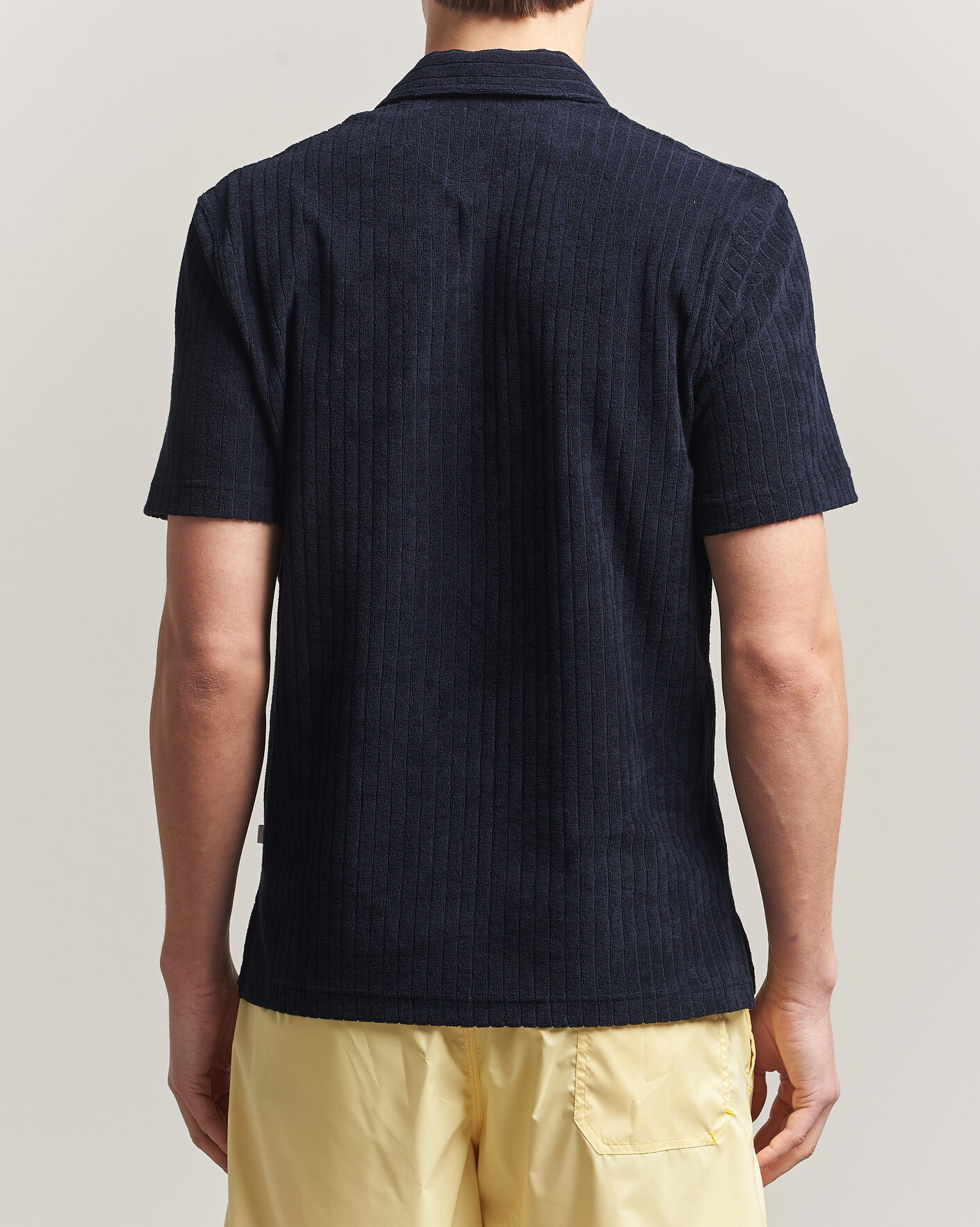 Herren | Poloshirts | Fedeli | Rib Terry Polo Navy