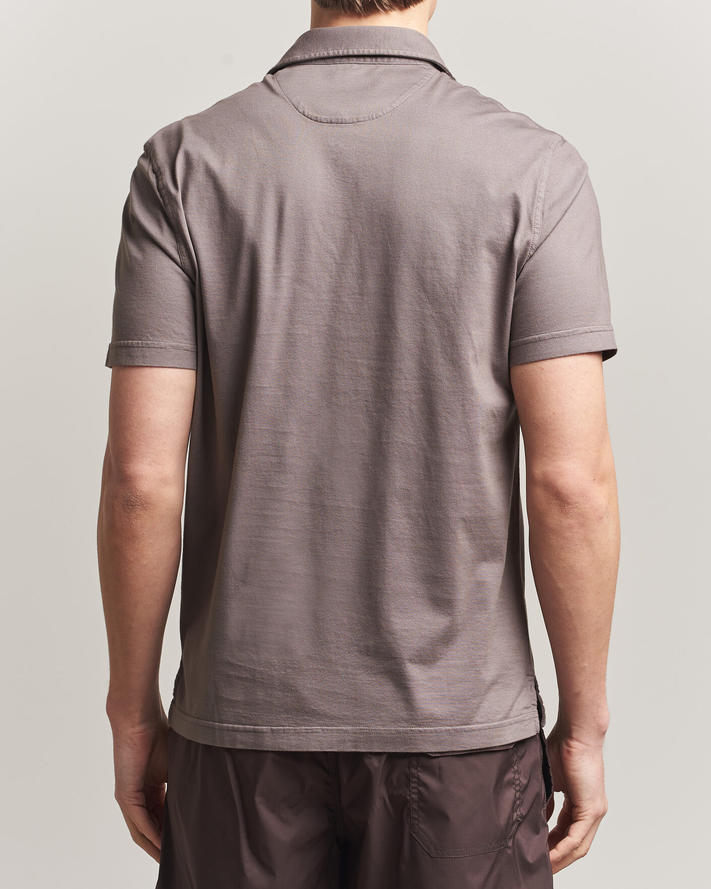 Herren | Poloshirts | Fedeli | Zero Organic Cotton Polo Taupe