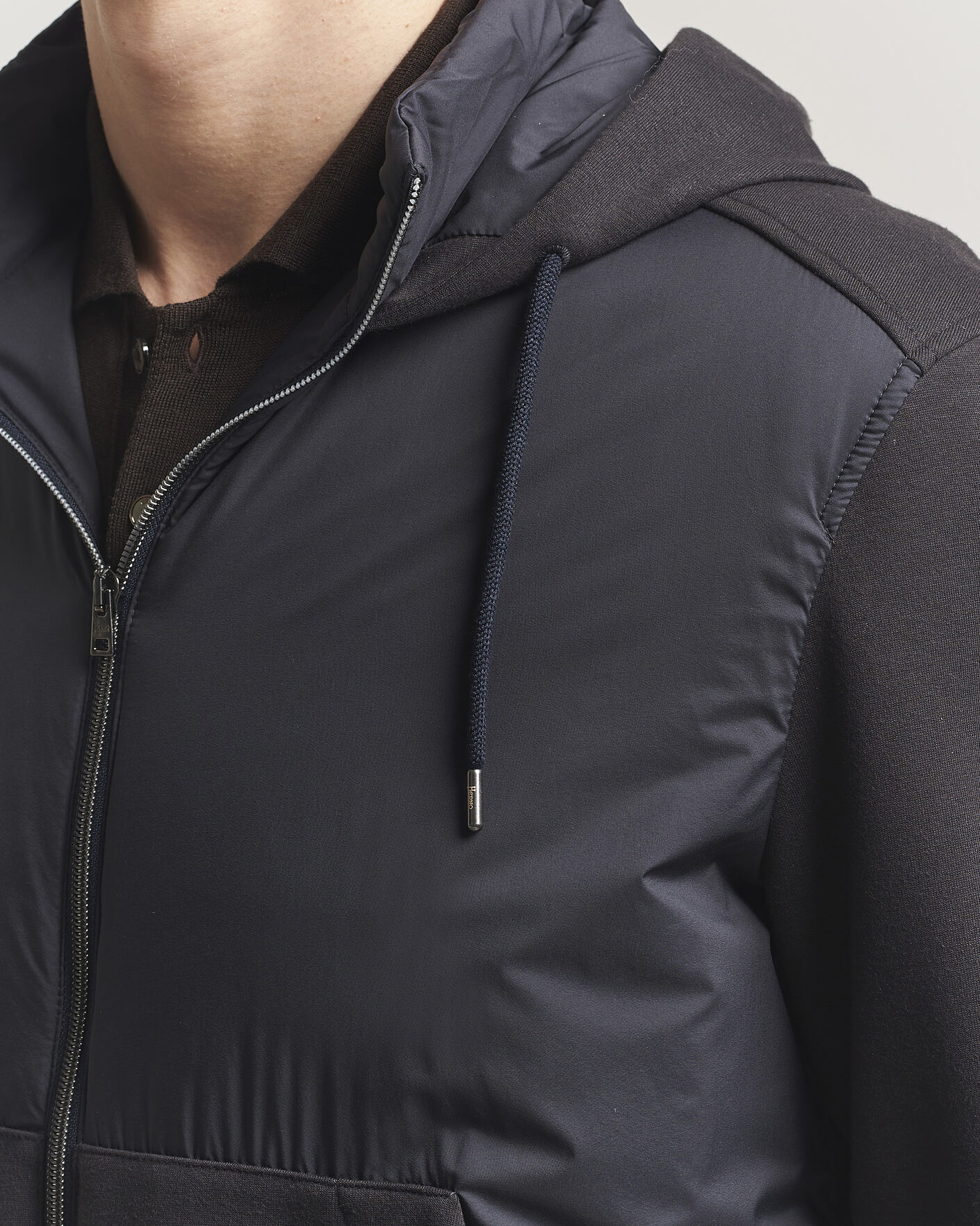Herren | Jacken | Herno | Hooded Hybrid Jacket Navy