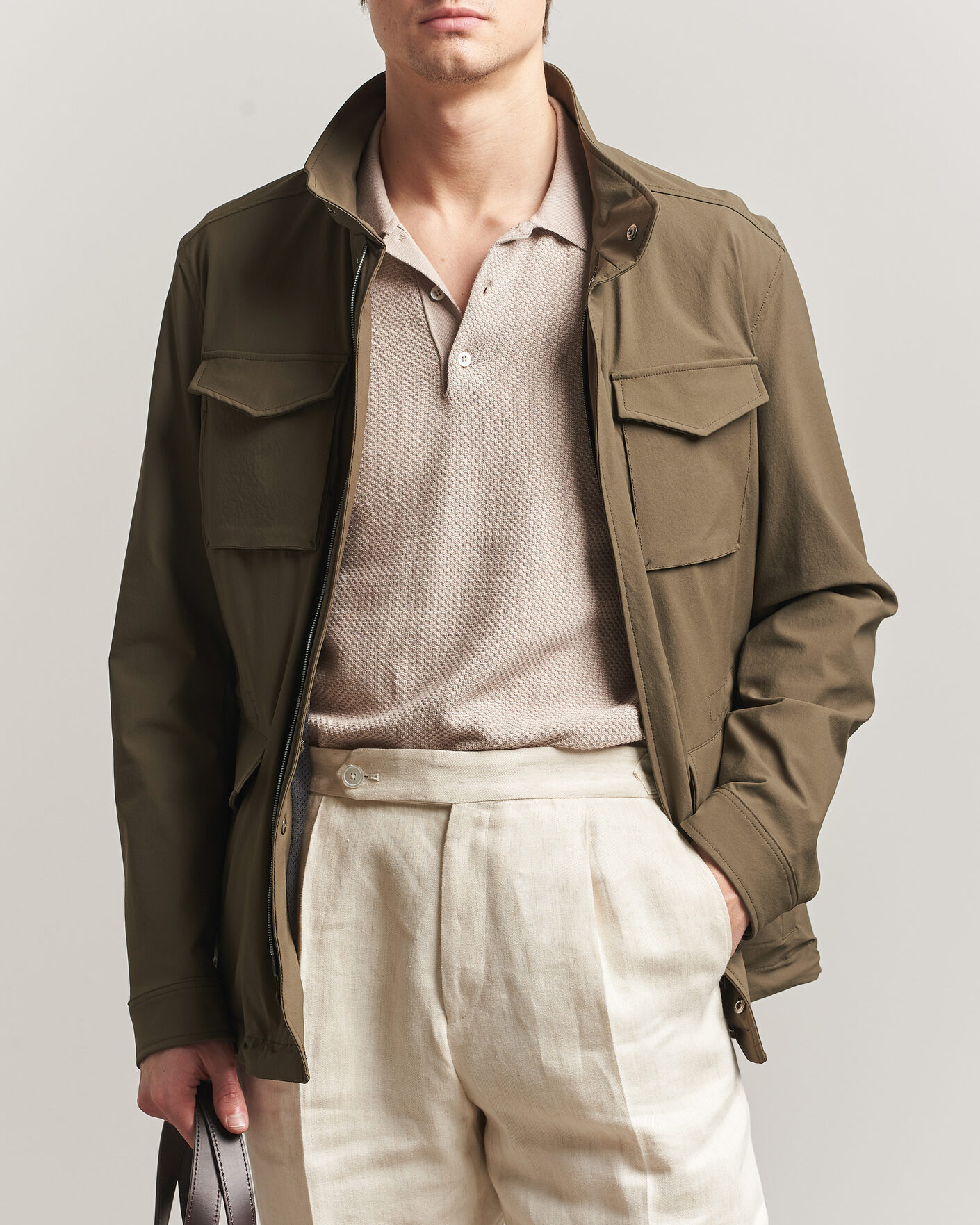 Herren | Jacken | Herno | Soft Nylon Field Jacket Military