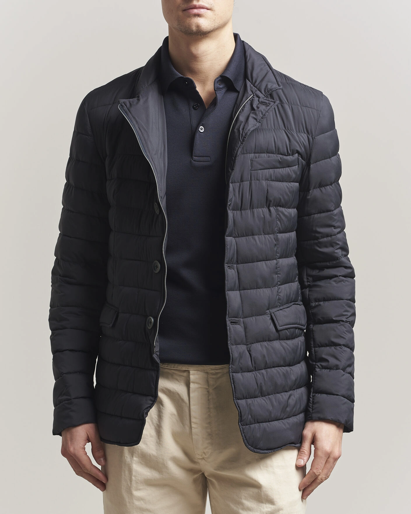 Herren | Jacken | Herno | Nuage Matt Nylon Blazer Navy