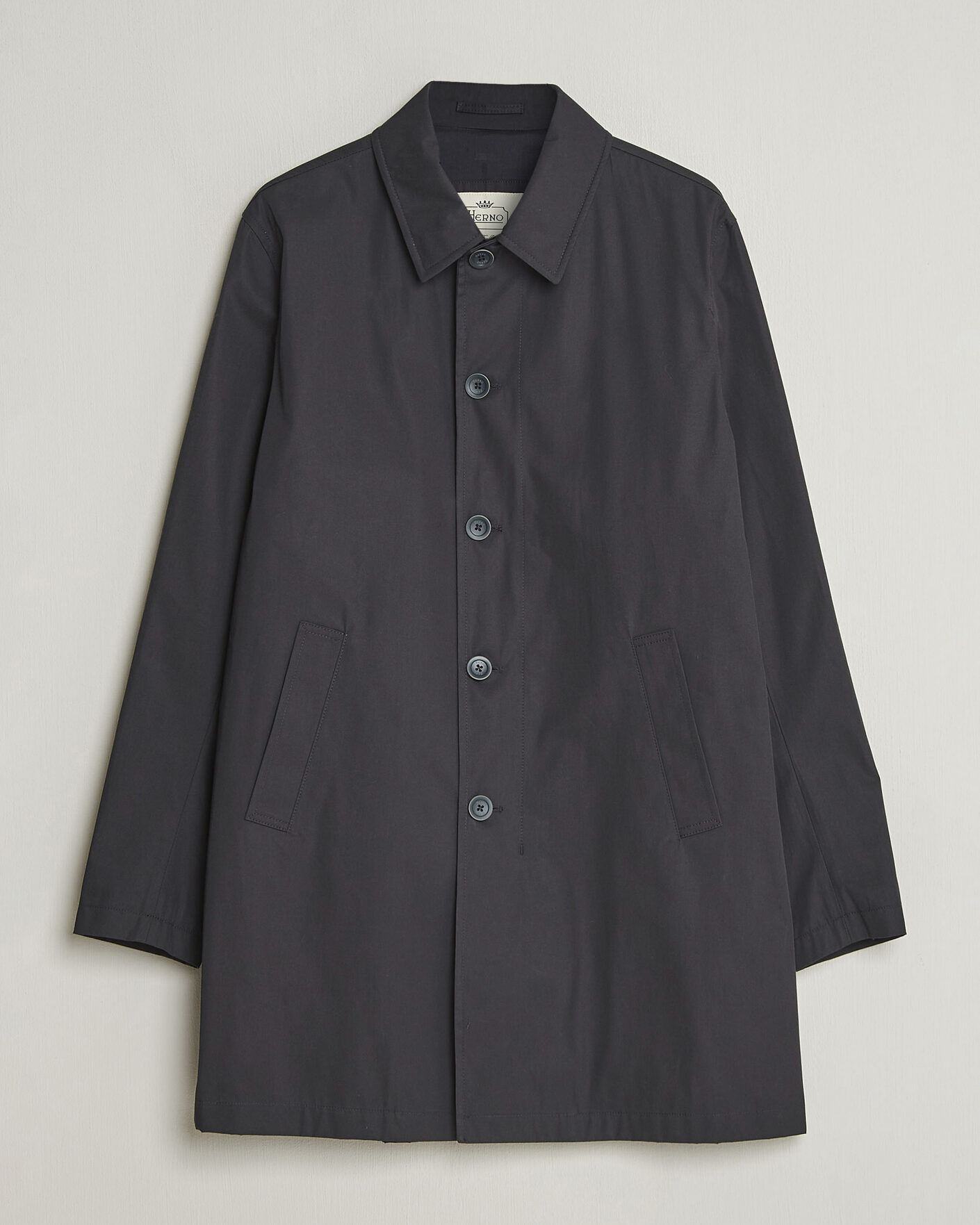 Herren | Jacken | Herno | Cotton Car Coat Navy