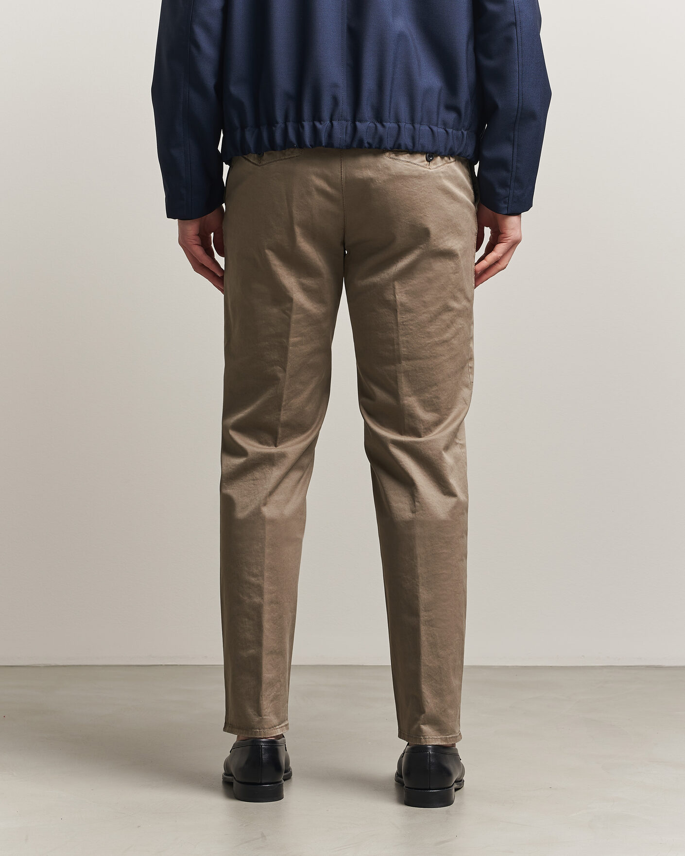 Herren | Hosen | Incotex | Regular Fit Garment Dyed Slacks Brown