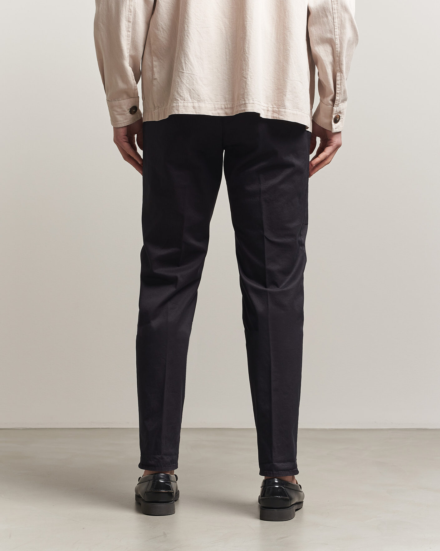 Herren | Hosen | Incotex | Regular Fit Garment Dyed Slacks Navy