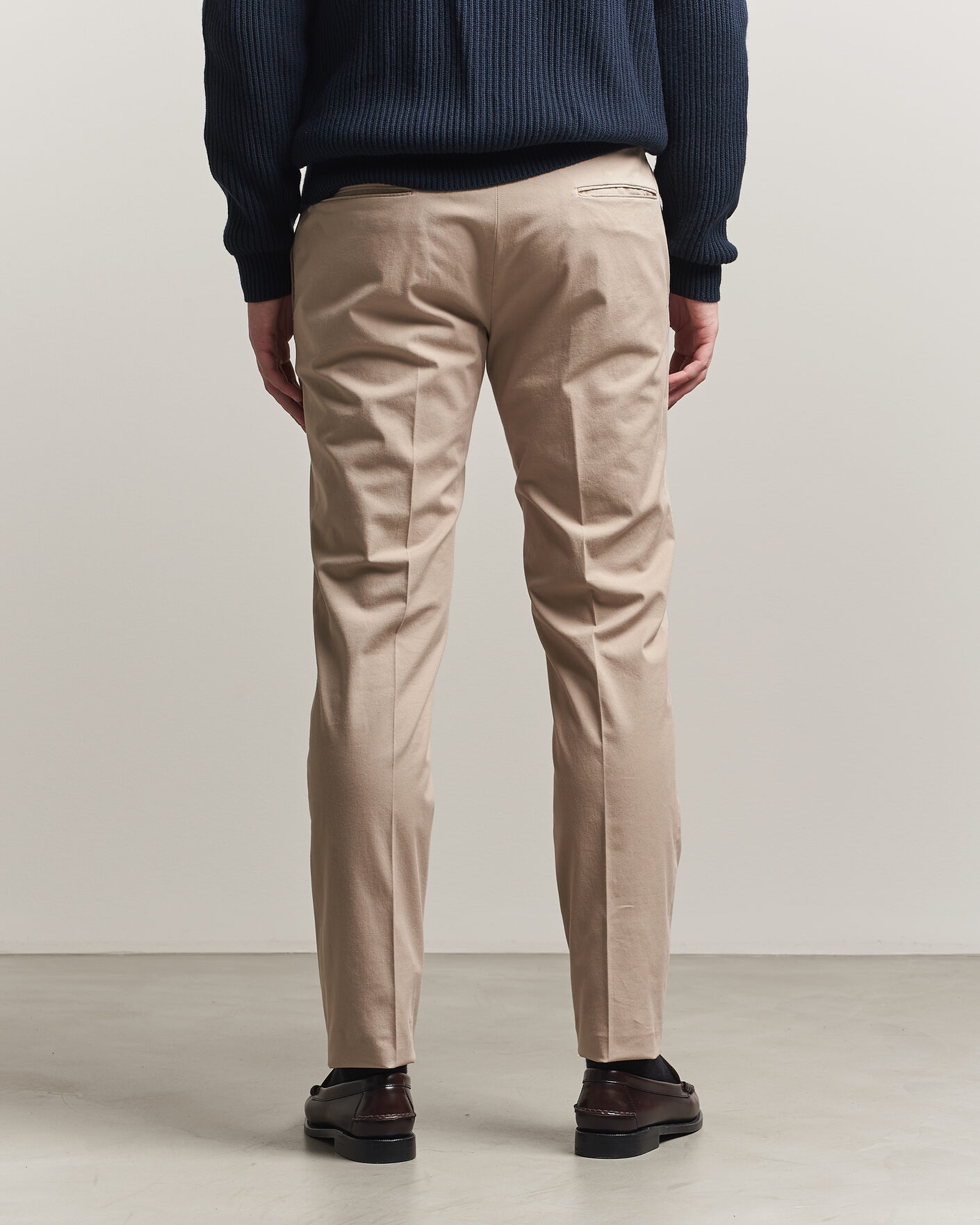 Herren | Hosen | Incotex | Slim Fit Comfort Chinos Sand