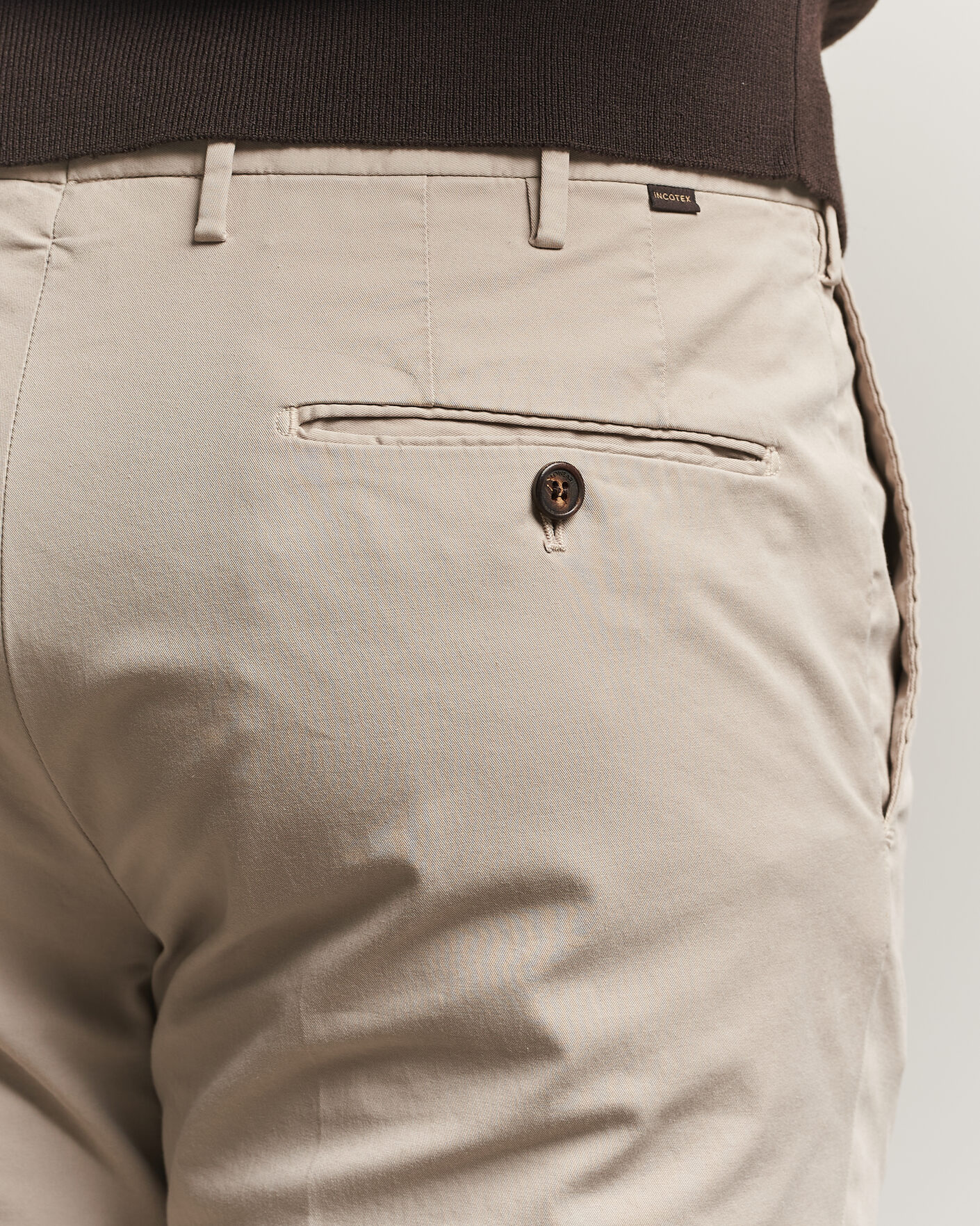 Herren | Hosen | Incotex | Regular Fit Comfort Chinos Sand