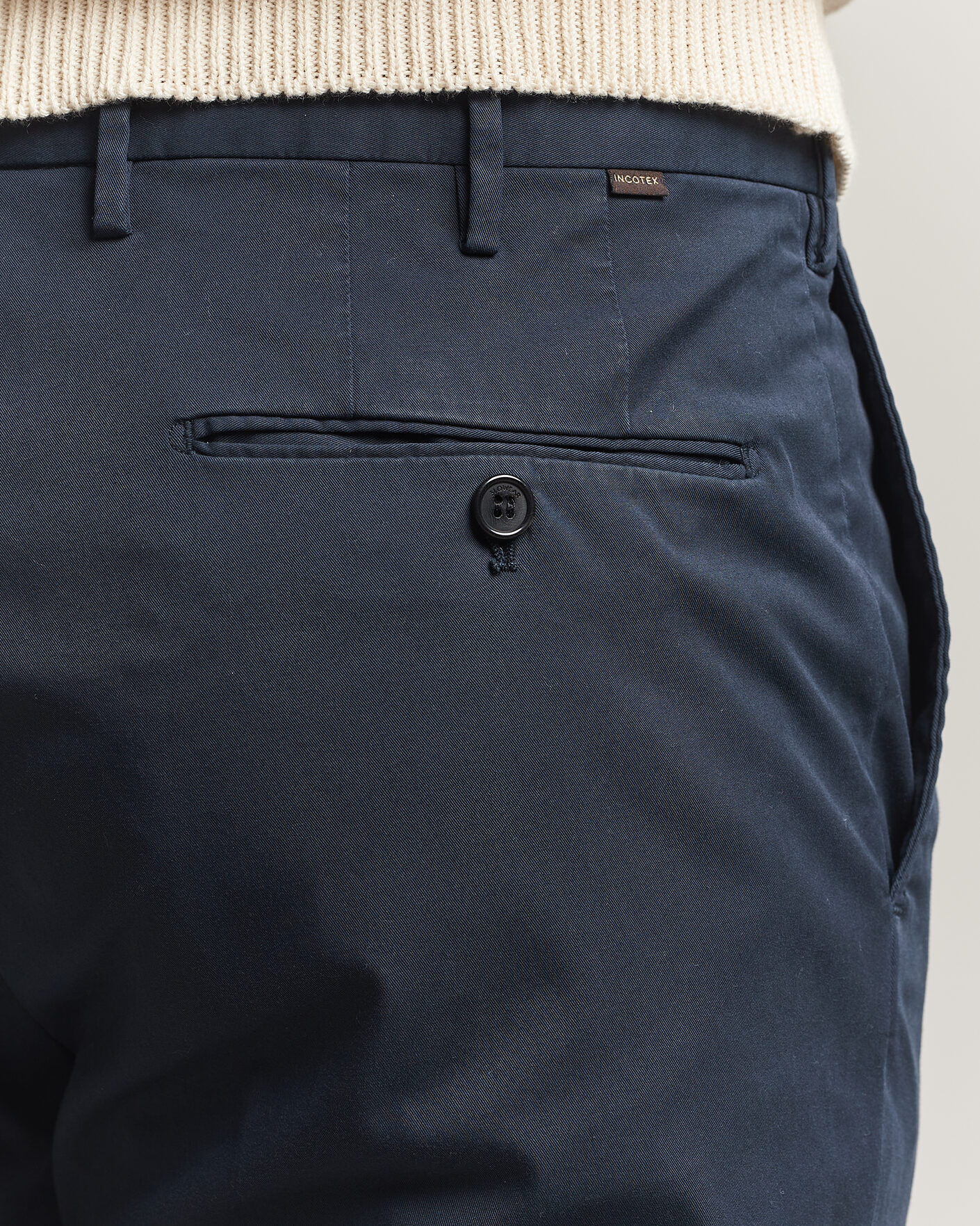 Herren | Hosen | Incotex | Regular Fit Comfort Chinos Navy