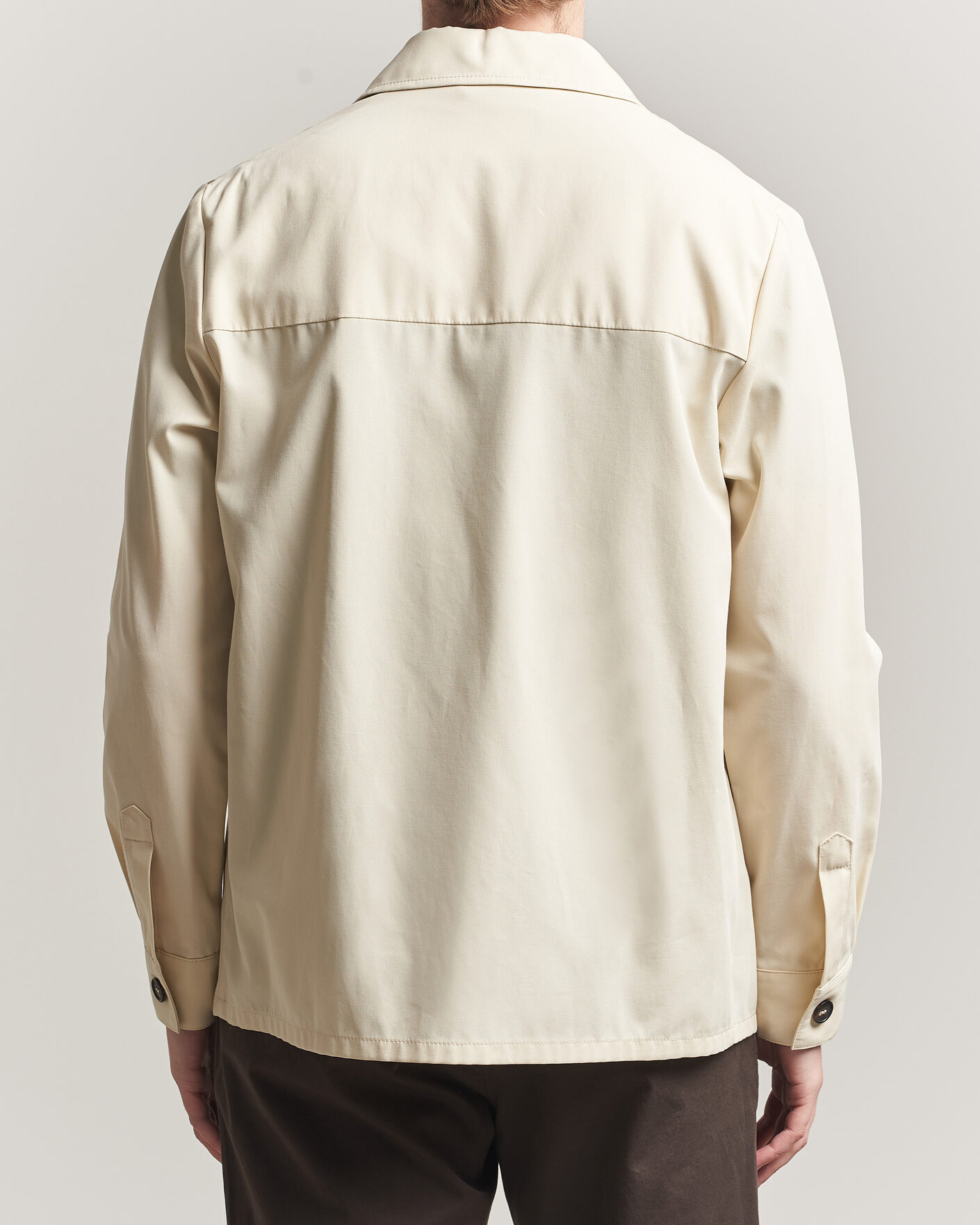 Herren | Hemden | Incotex | Ice Cotton Twill Overshirt Natural