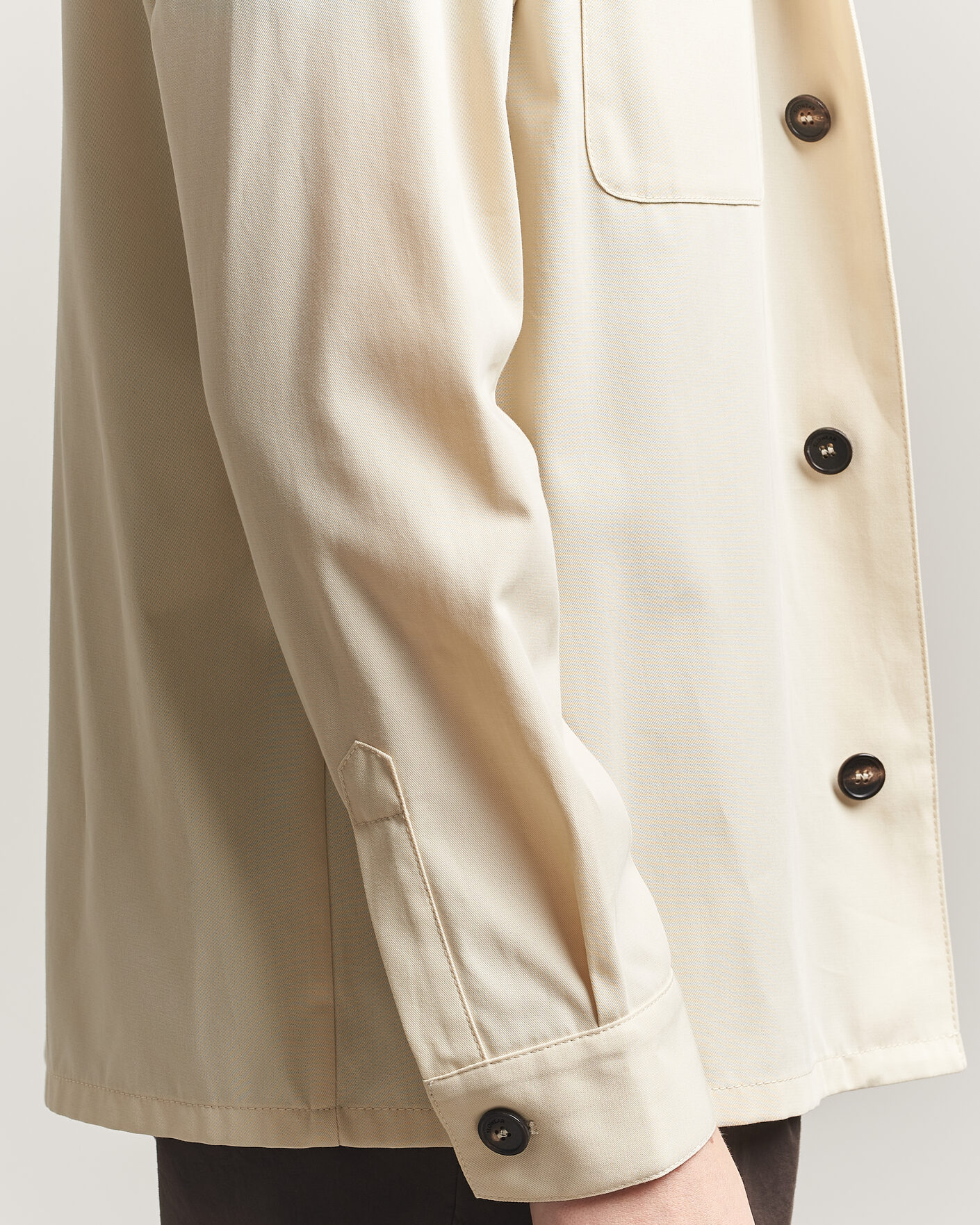 Herren | Hemden | Incotex | Ice Cotton Twill Overshirt Natural