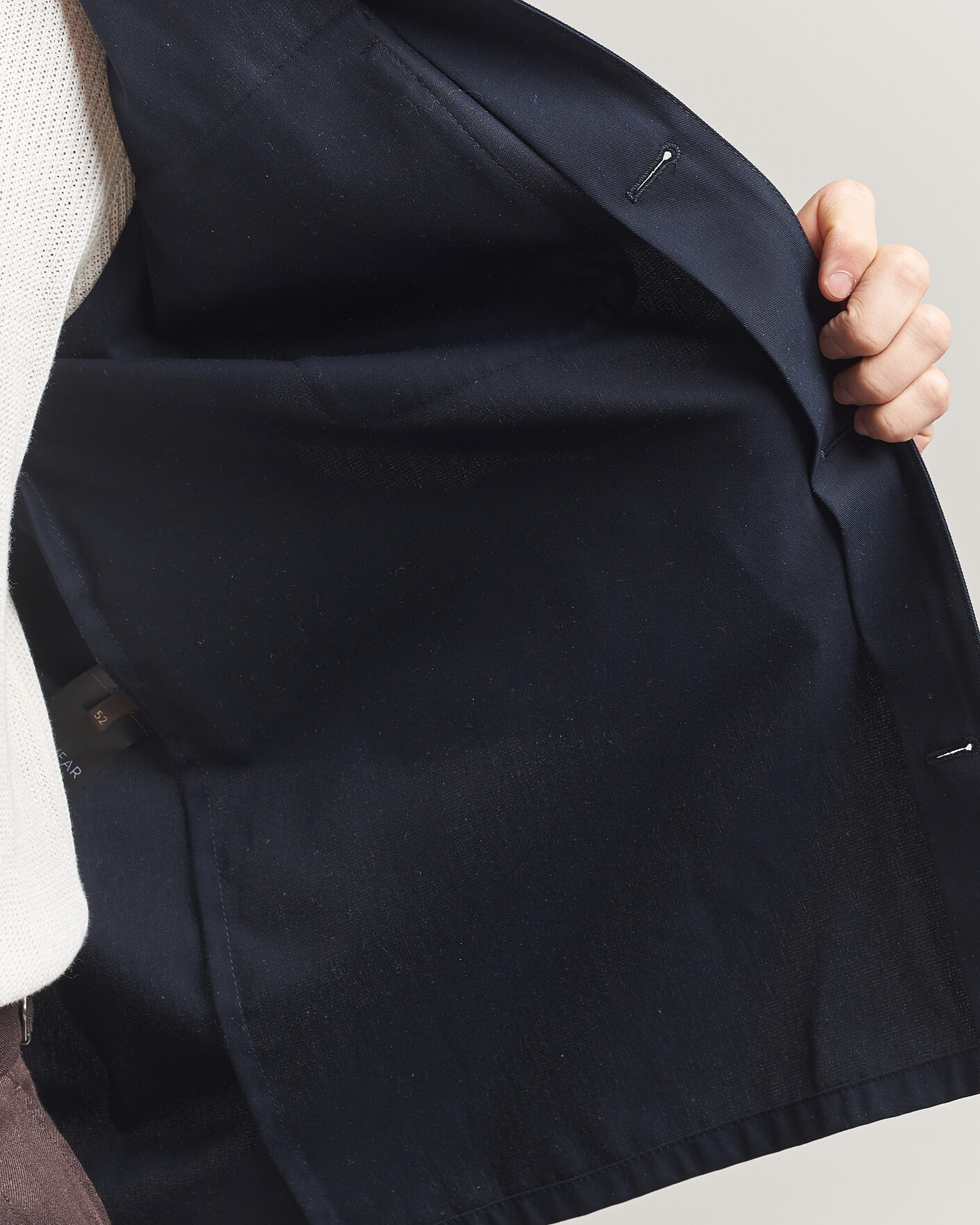 Herren | Hemden | Incotex | Ice Cotton Twill Overshirt Navy