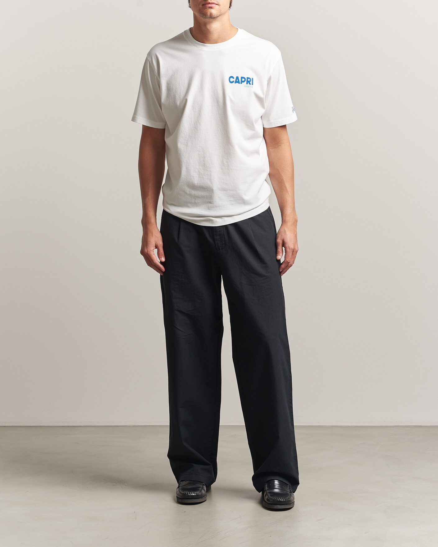 Herren | T-Shirts | MC2 Saint Barth | Back Printed Cotton T-Shirt Capri Summer