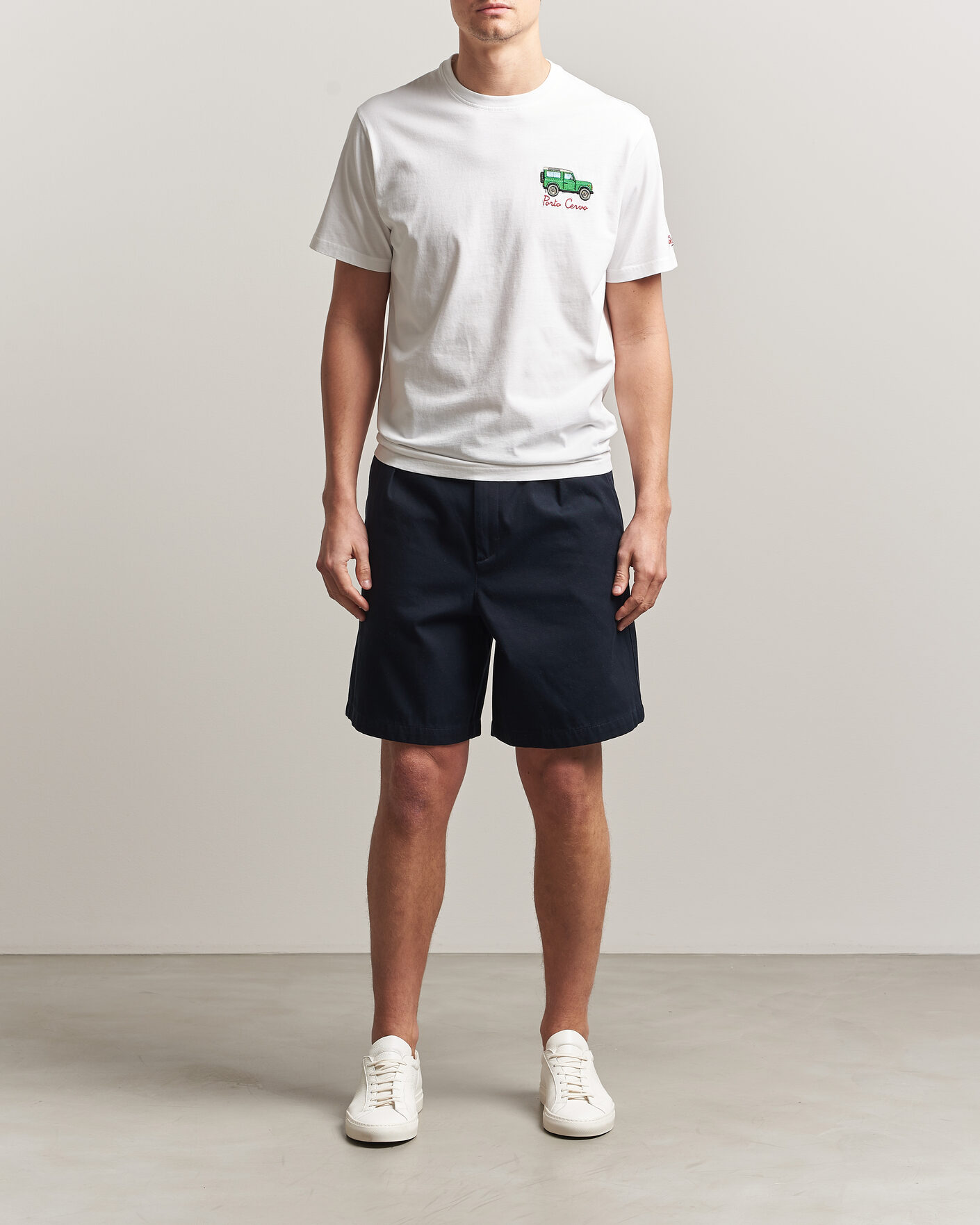 Herren | T-Shirts | MC2 Saint Barth | Printed Cotton T-Shirt Car Cervo