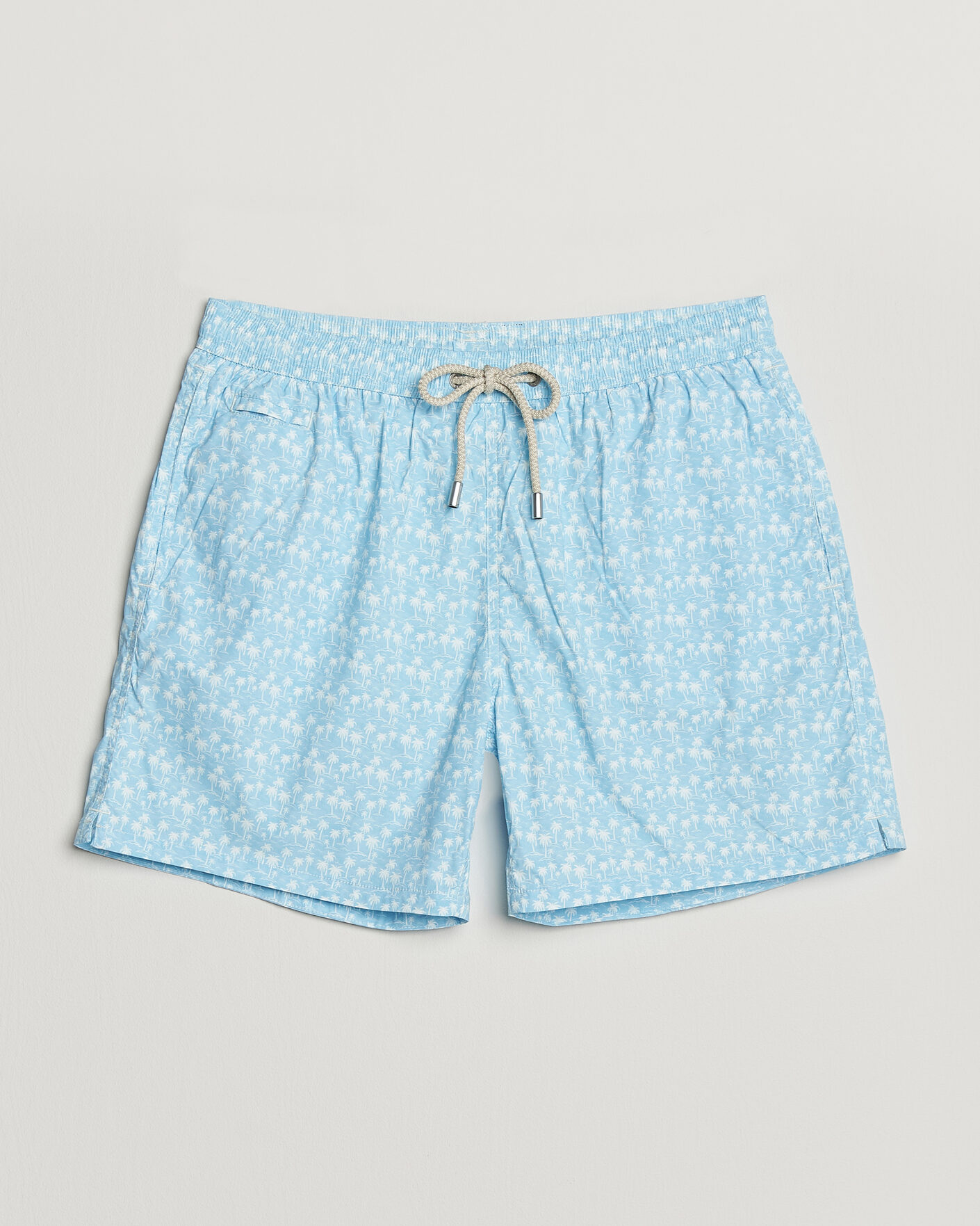 Herren | Badehosen | MC2 Saint Barth | Printed Swim Shorts Blue Palms