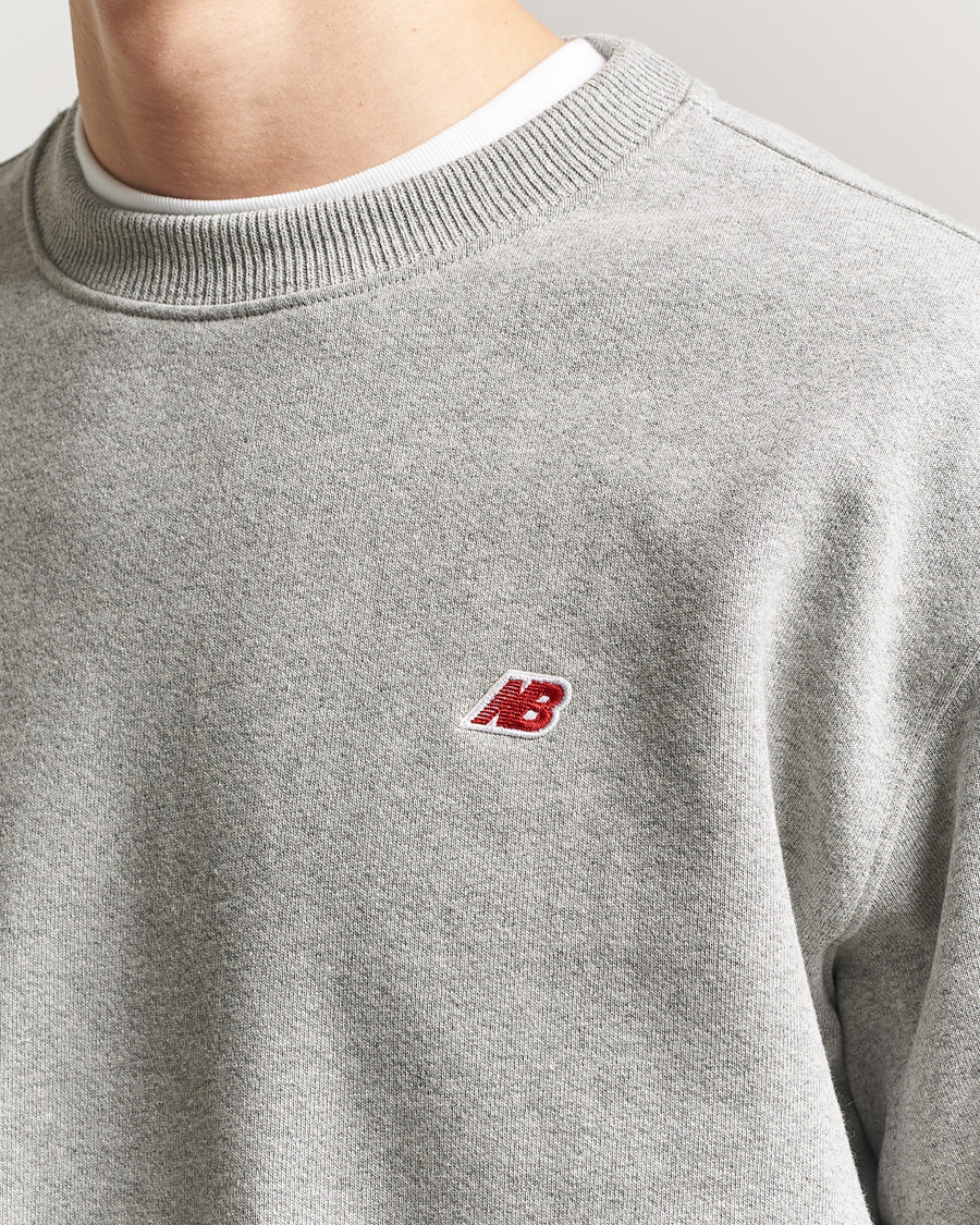 Herren | Pullover | New Balance Made In US & UK | New Balance Made In USA Core Sweatshirt Athletic Grey
