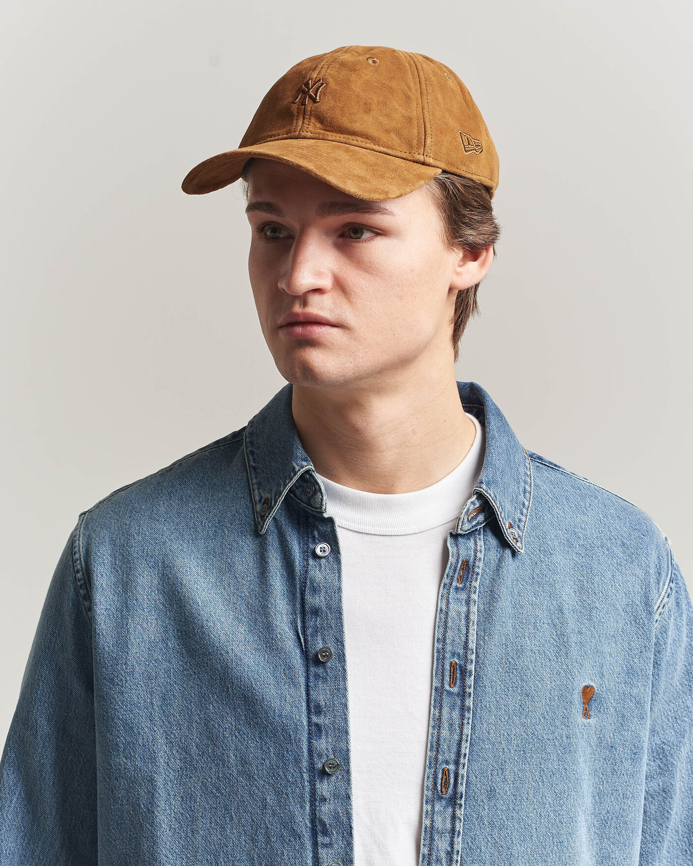 Herren | Hüte & Mützen | New Era | 9Twenty Suede New York Yankees Cap Brown