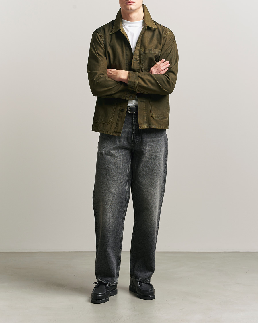 Herren | Hemden | RRL | Asher Overshirt Washed Brown