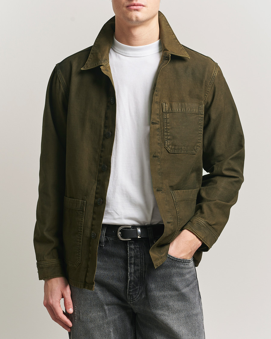 Herren | Hemden | RRL | Asher Overshirt Washed Brown