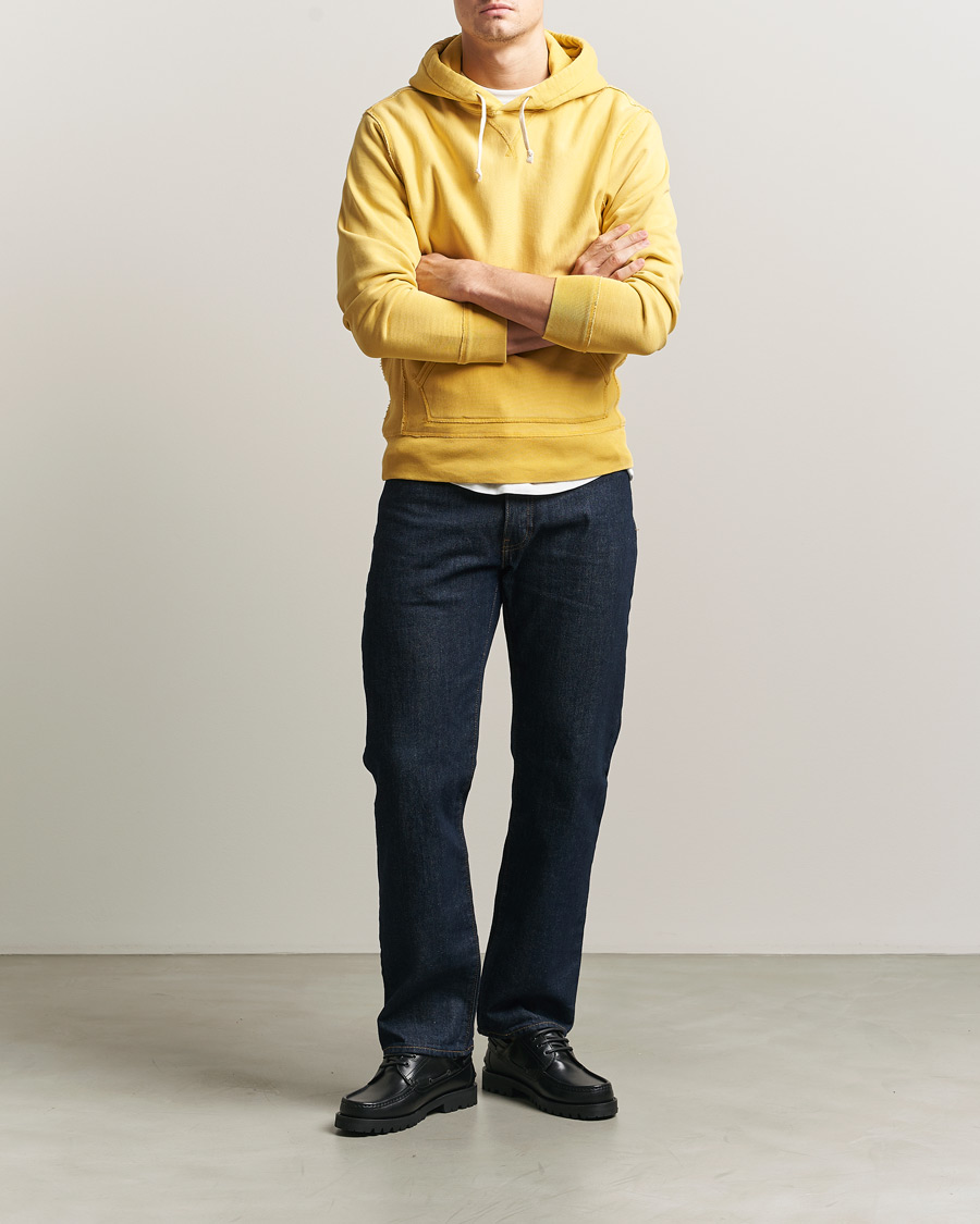 Herren | Pullover | RRL | Hooded Sweatshirt Campus Yellow