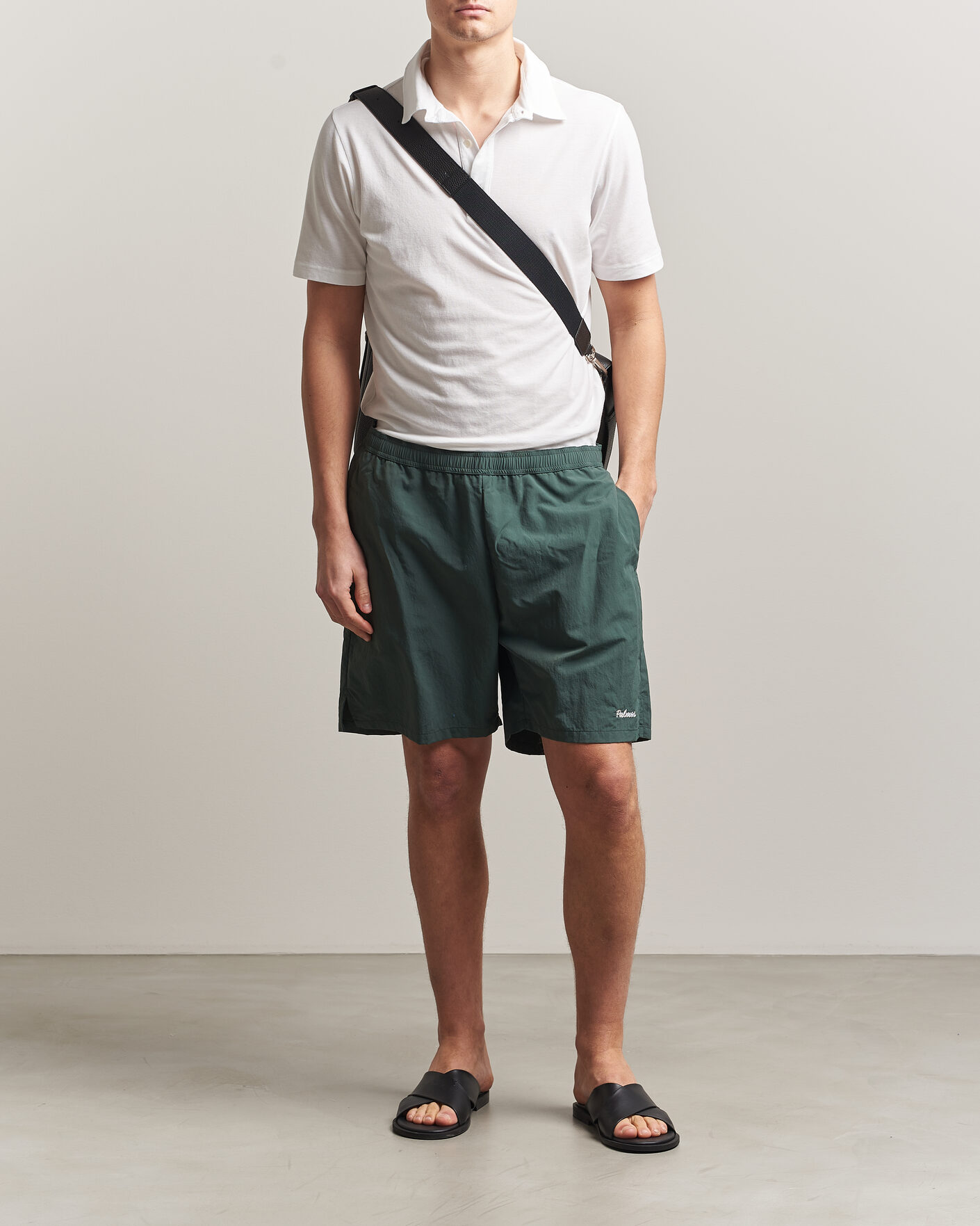 Herren | Shorts | Palmes | Stitch Tennis Shorts Dark Green