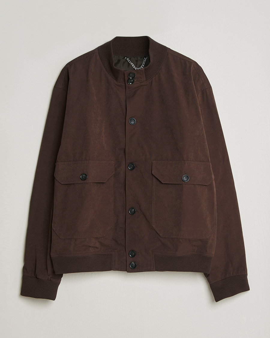 Herren | Jacken | Palmes | Waxed Cotton Jacket Brown