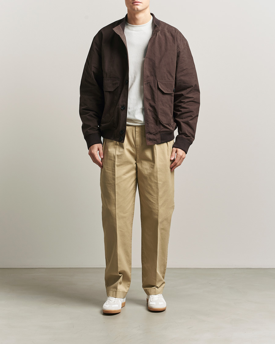Herren | Jacken | Palmes | Waxed Cotton Jacket Brown