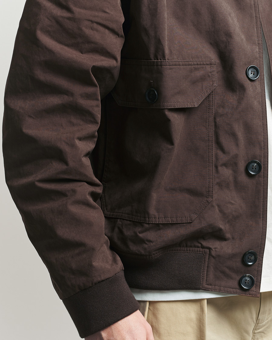 Herren | Jacken | Palmes | Waxed Cotton Jacket Brown