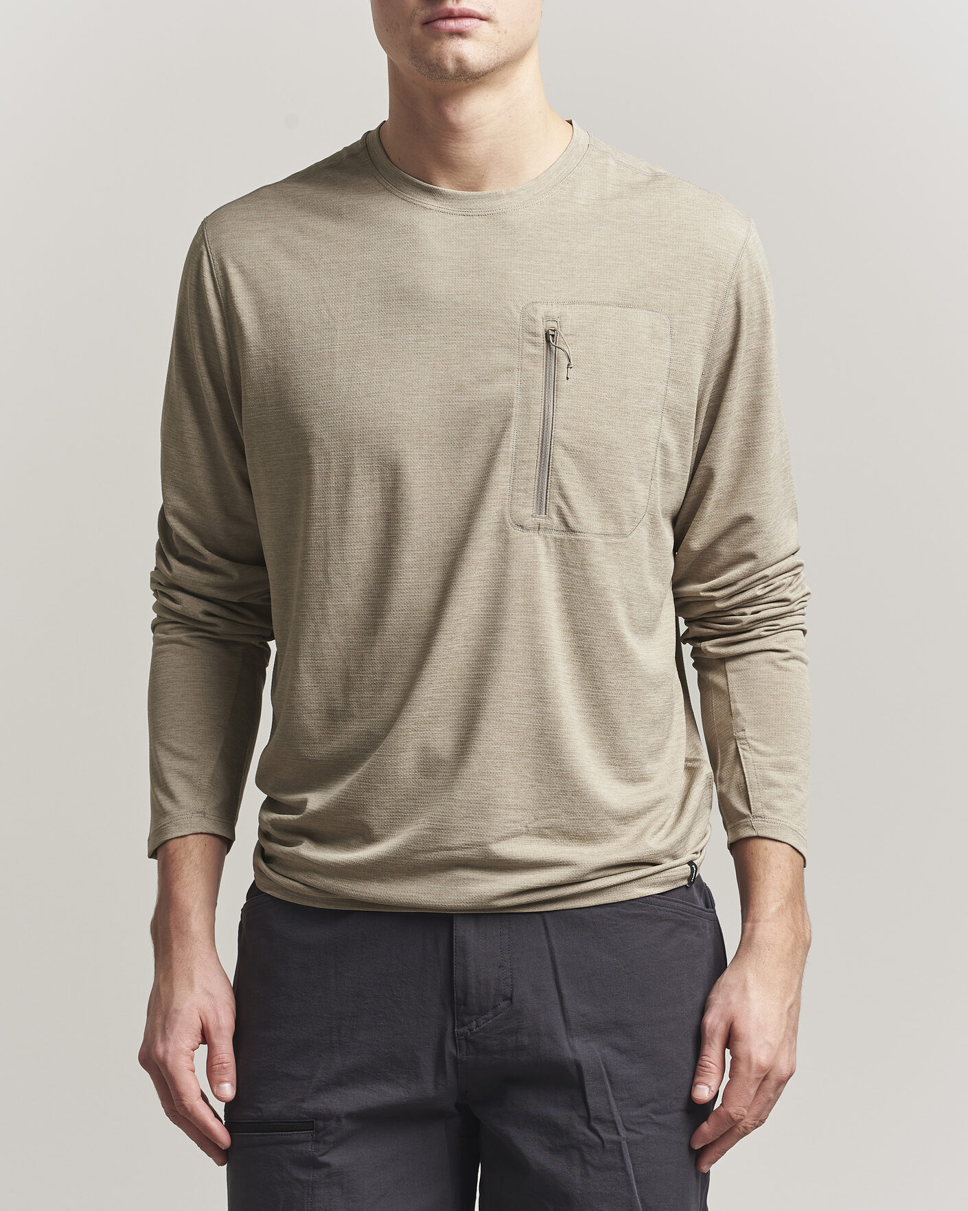Herren | T-Shirts | Patagonia | Cap Cool Long Sleeve Sun Shirt Seabird Grey
