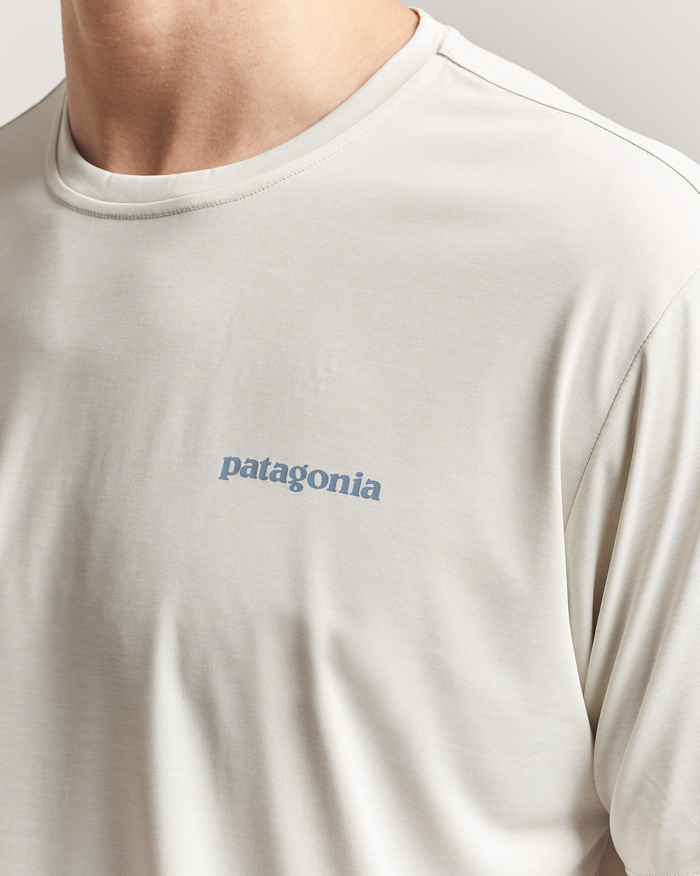 Herren | T-Shirts | Patagonia | Cap Cool Daily Logo T-Shirt Dyno White