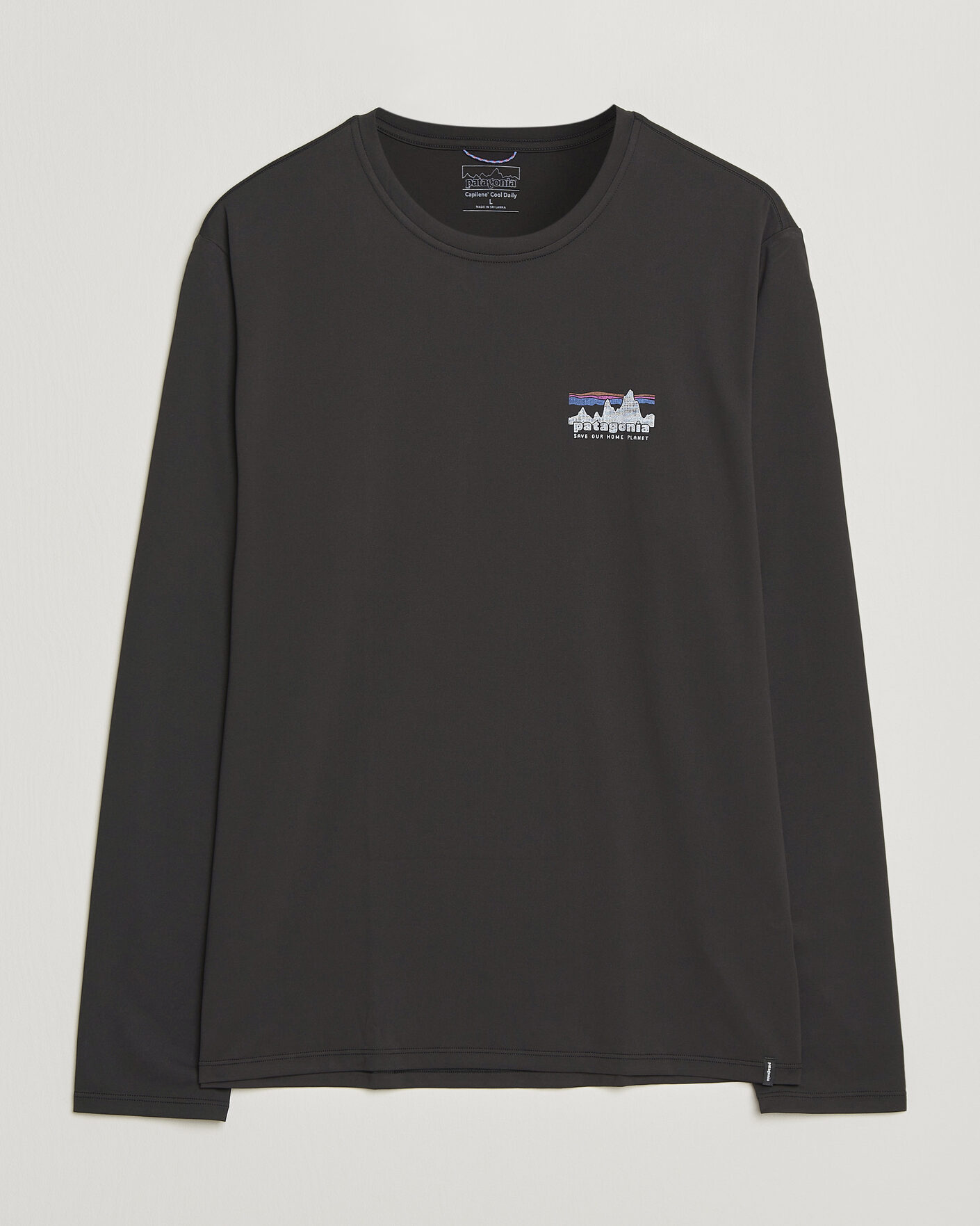 Herren | T-Shirts | Patagonia | 73 Skyline Cap Cool Daily Long Sleeve T-Shirt Black