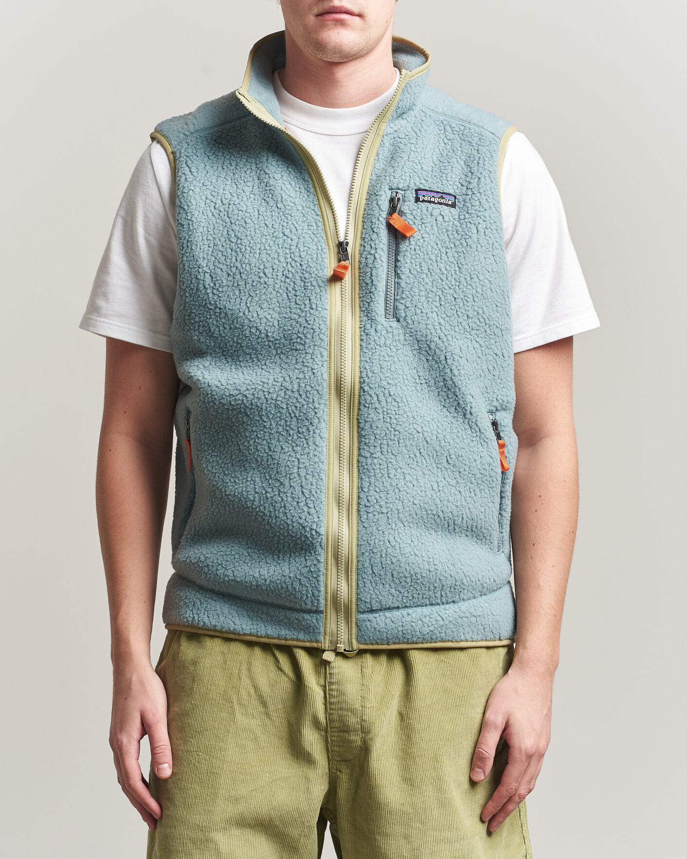 Herren | Pullover | Patagonia | Retro Pile Vest Blue Sage