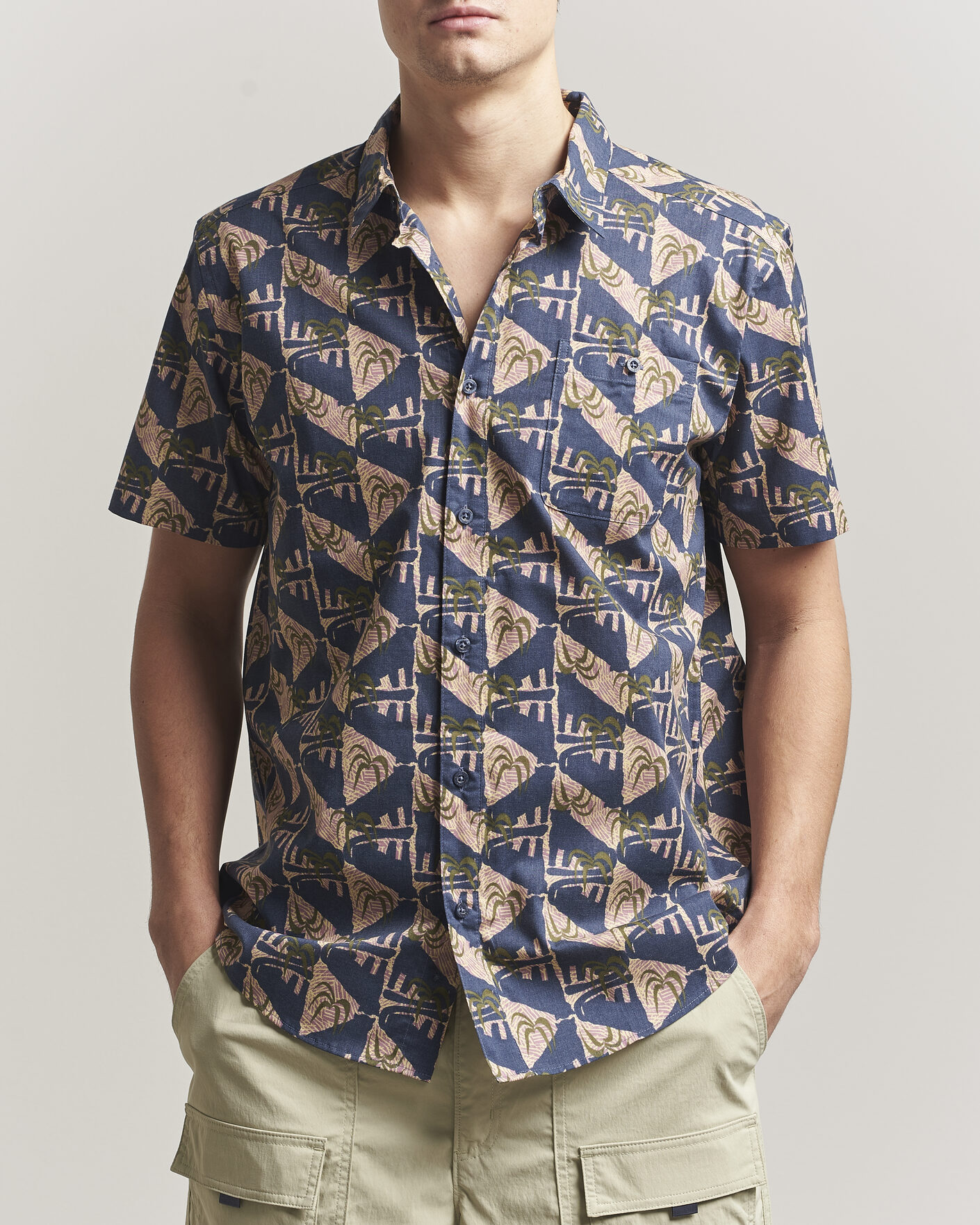 Herren | Hemden | Patagonia | Go To Short Sleeve Shirt Jaguar Geo