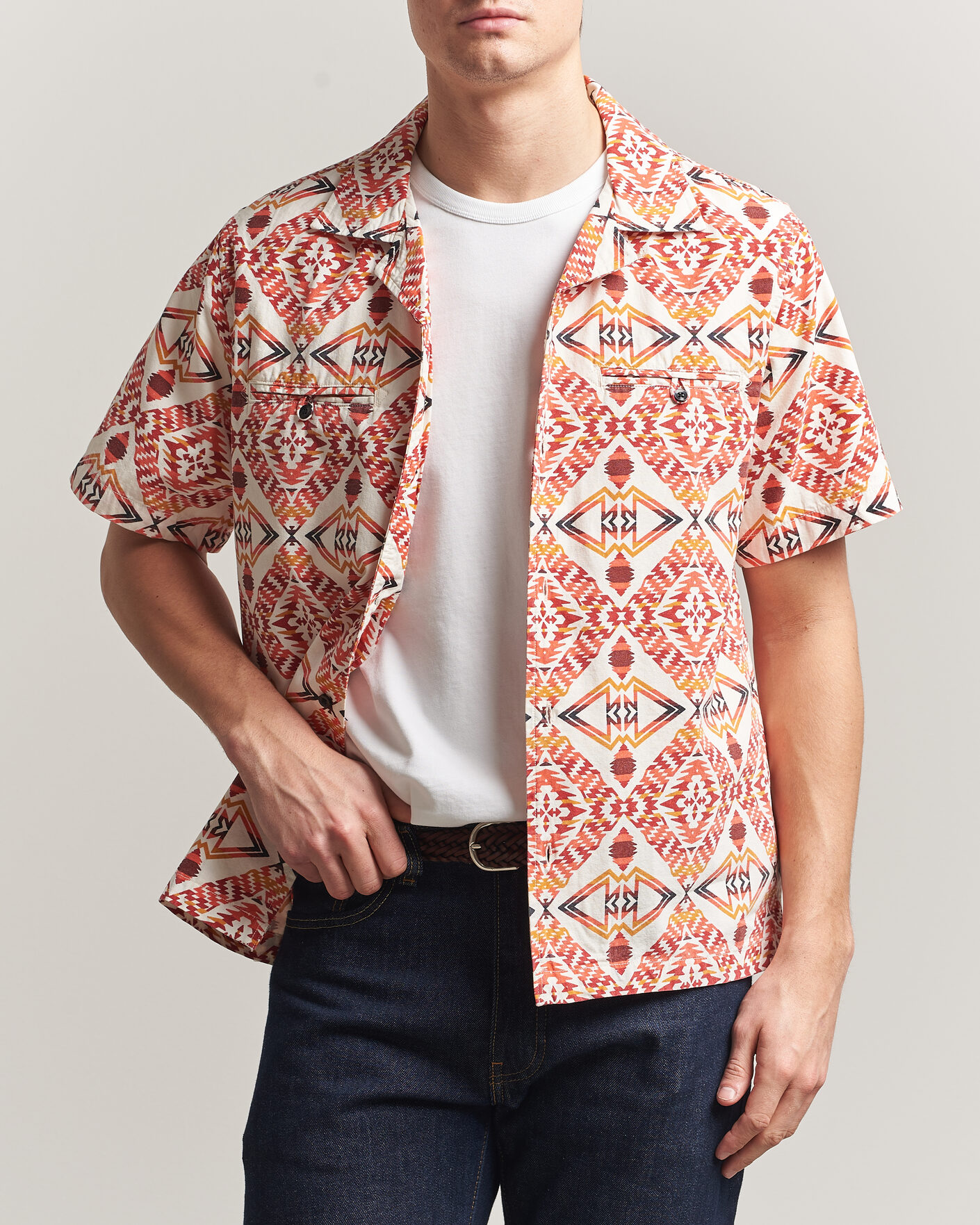 Herren | Hemden | Pendleton | Camp Shirt Thunder Earthquake/Cream