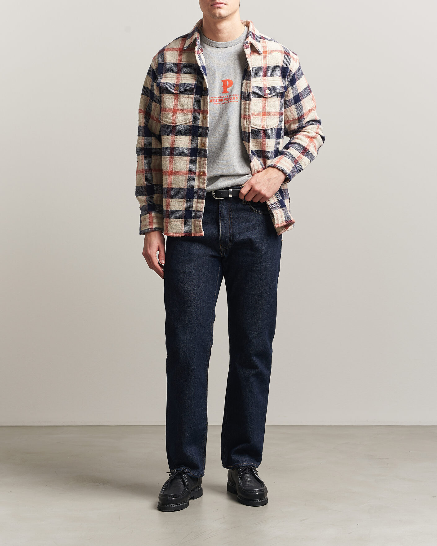 Herren | Hemden | Pendleton | Big Pocket Shirt Silver Lining
