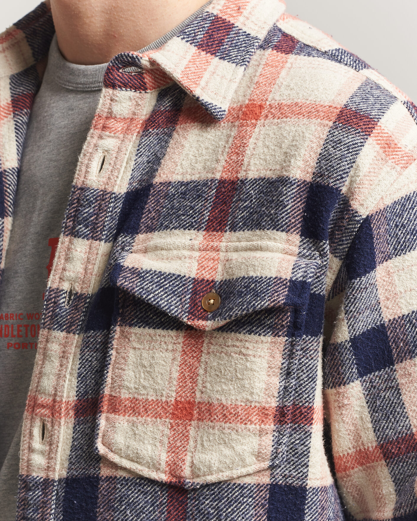 Herren | Hemden | Pendleton | Big Pocket Shirt Silver Lining