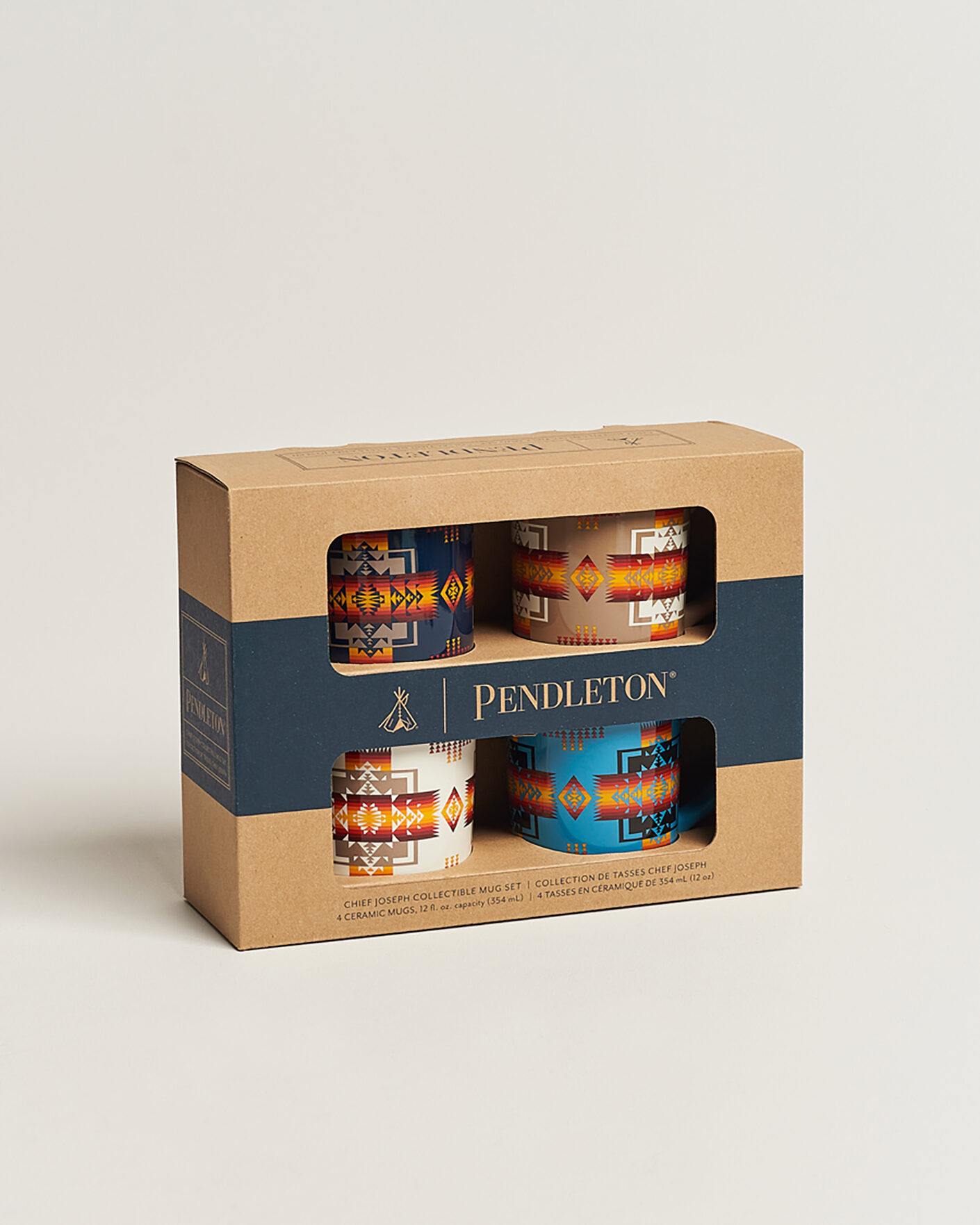 Herren | Für das Zuhause | Pendleton | 4-Pack Ceramic Mug Set Chief Joseph