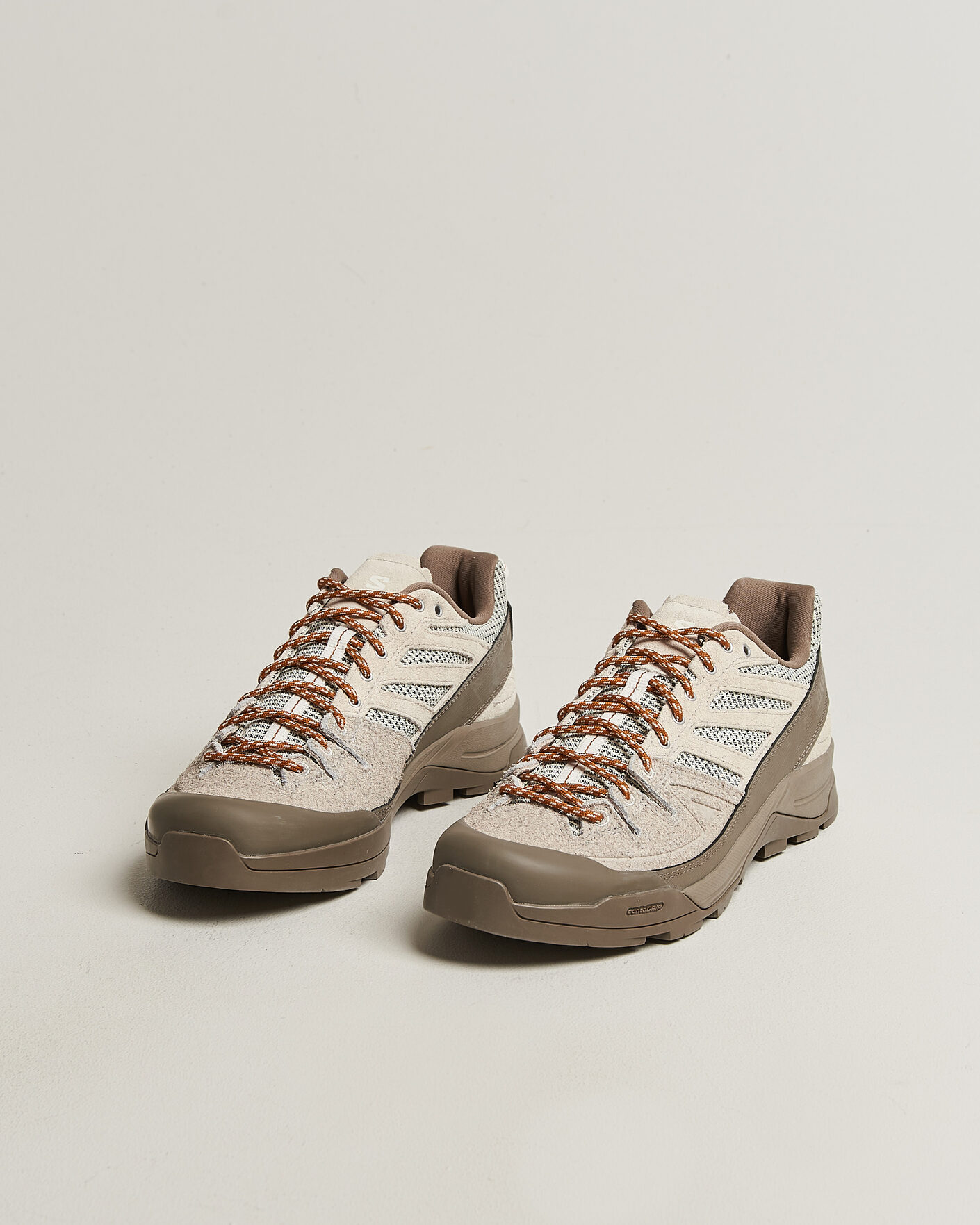 Herren | Trail Sneaker | Salomon | X-ALP Woven Sneakers Walnut/Silver Cloud