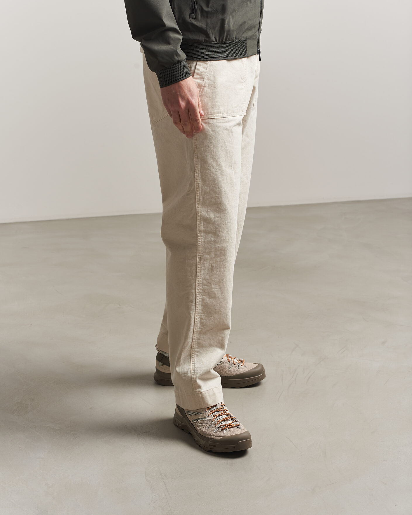 Herren | Trail Sneaker | Salomon | X-ALP Woven Sneakers Walnut/Silver Cloud