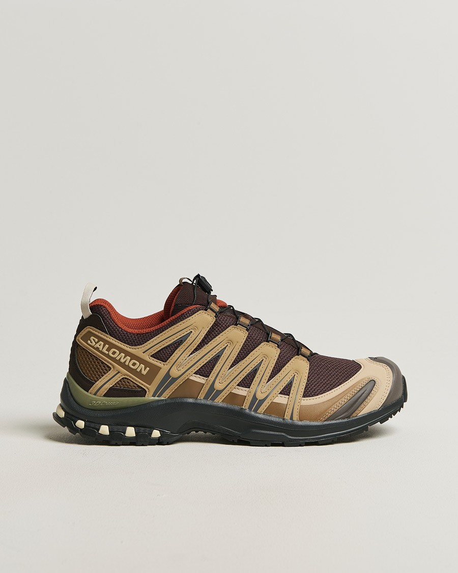 Herren | Trail Sneaker | Salomon | XA Pro 3D Sneakers Black Coffee/Kelp
