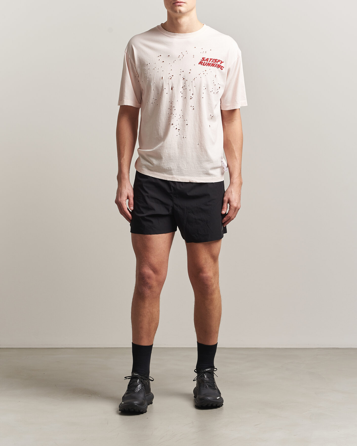 Herren | T-Shirts | Satisfy | MothTech T-Shirt Sun Bleached Rosewater