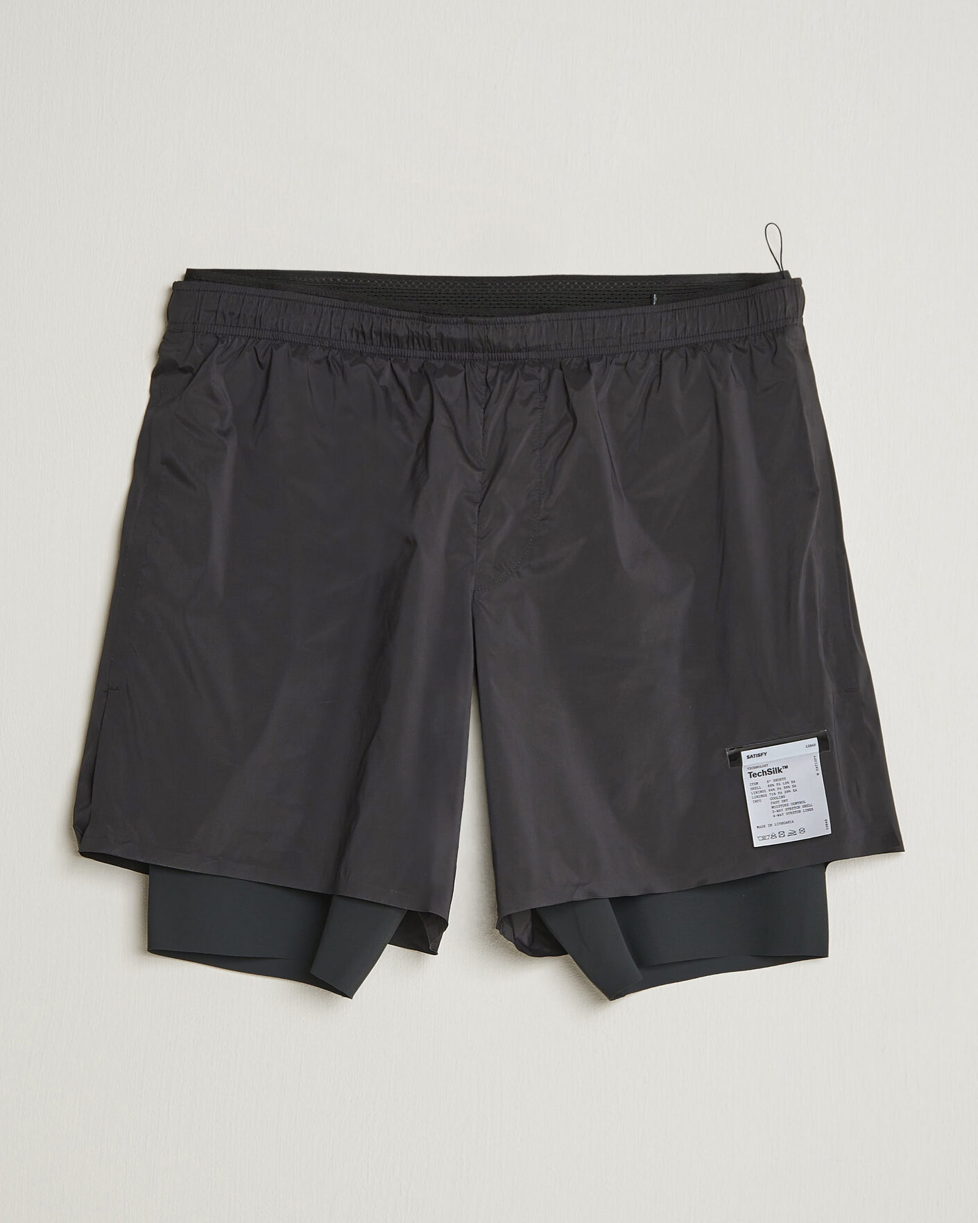 ウォーキング・ランニングウェア satisfy Trail Shorts Black Satisfy TechSilk 8 Inch Shorts Black bei Care of Carl