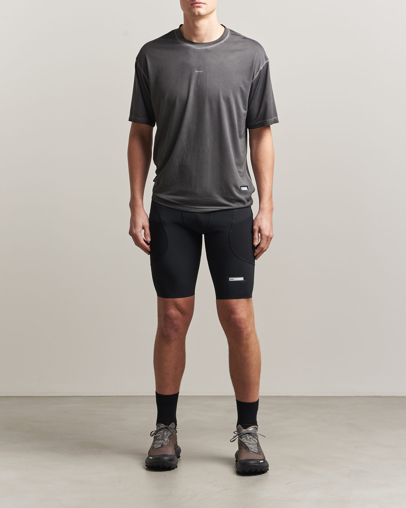 Herren | Shorts | Satisfy | TechSilk Evo 9 Half Tight Black