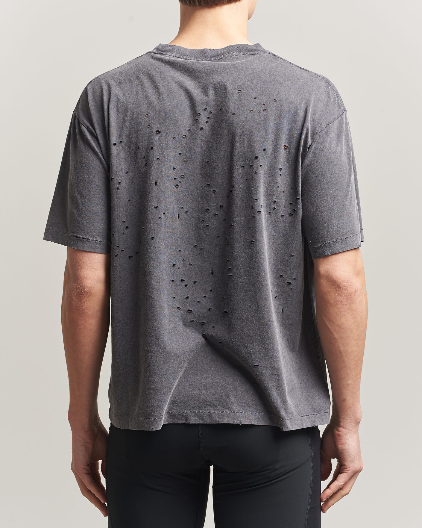 Herren | T-Shirts | Satisfy | MothTech Small Logo T-Shirt Aged Black