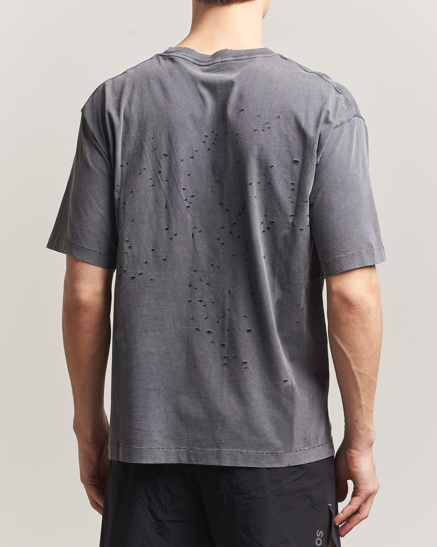 Herren | T-Shirts | Satisfy | MothTech Small Logo T-Shirt Aged Black