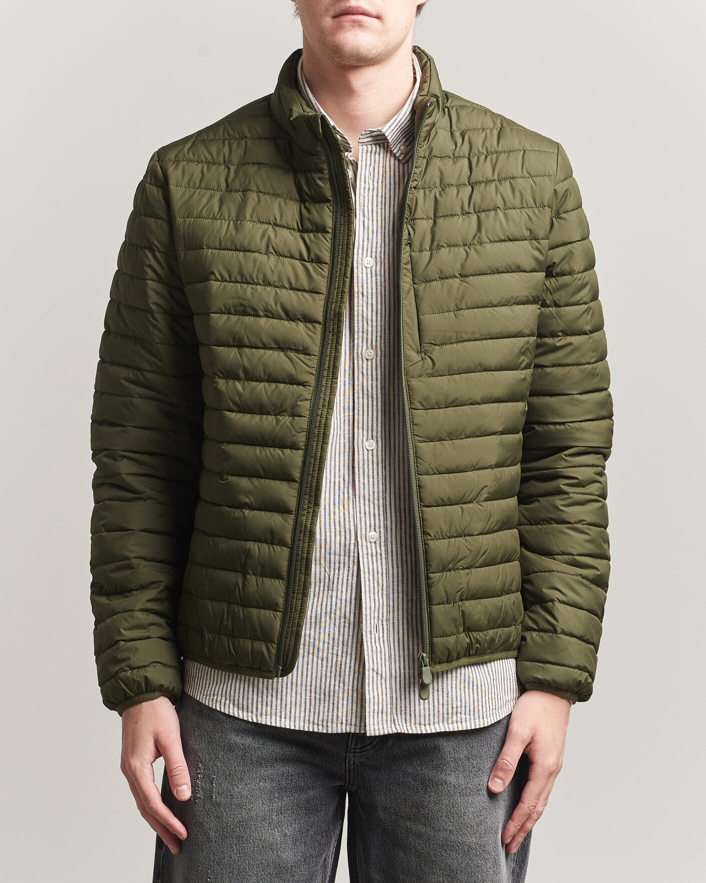 Herren | Jacken | Save The Duck | Cole Lightweight Padded Jacket Snake Green